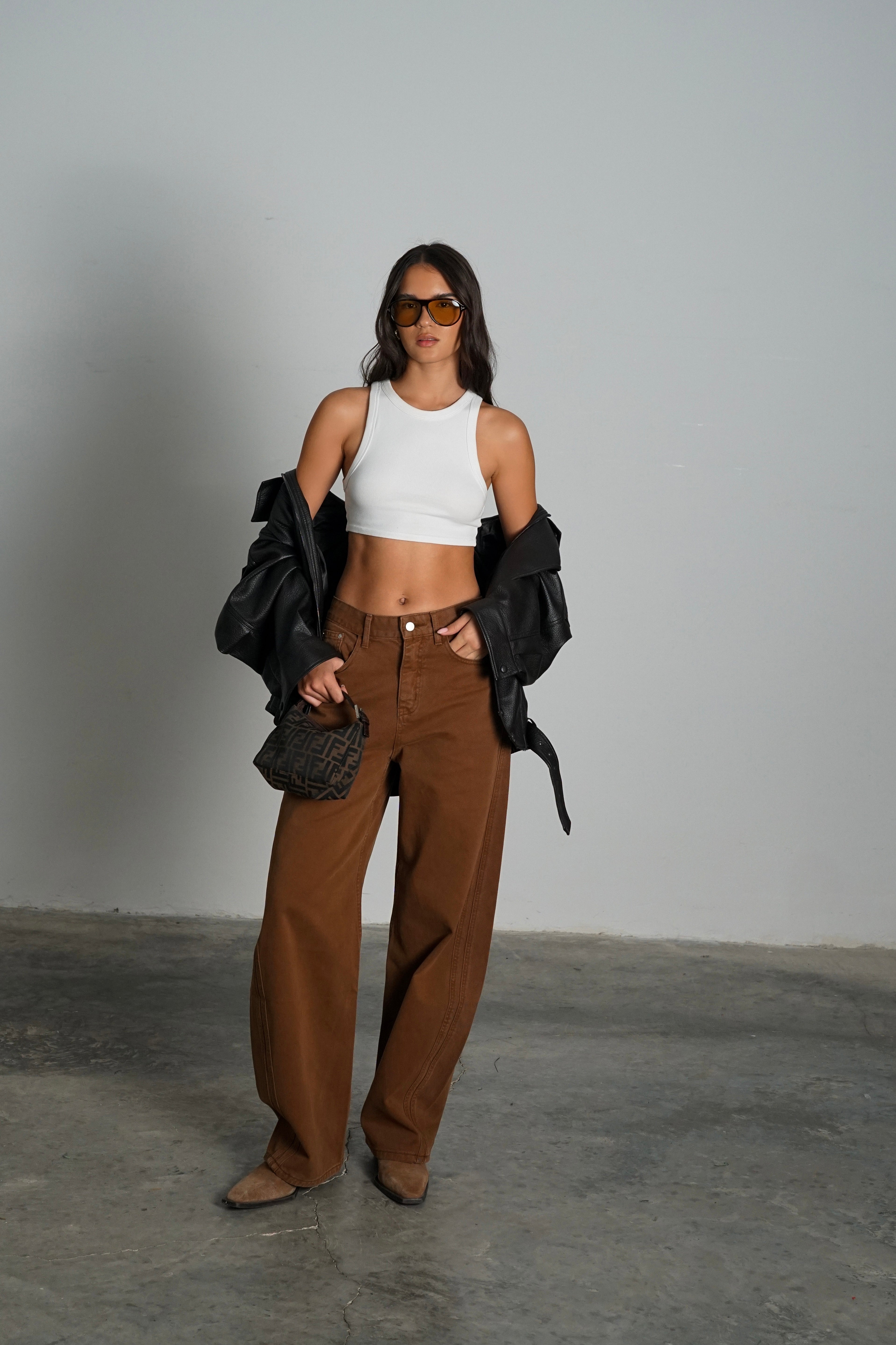 מכנסי דריל-קאמל