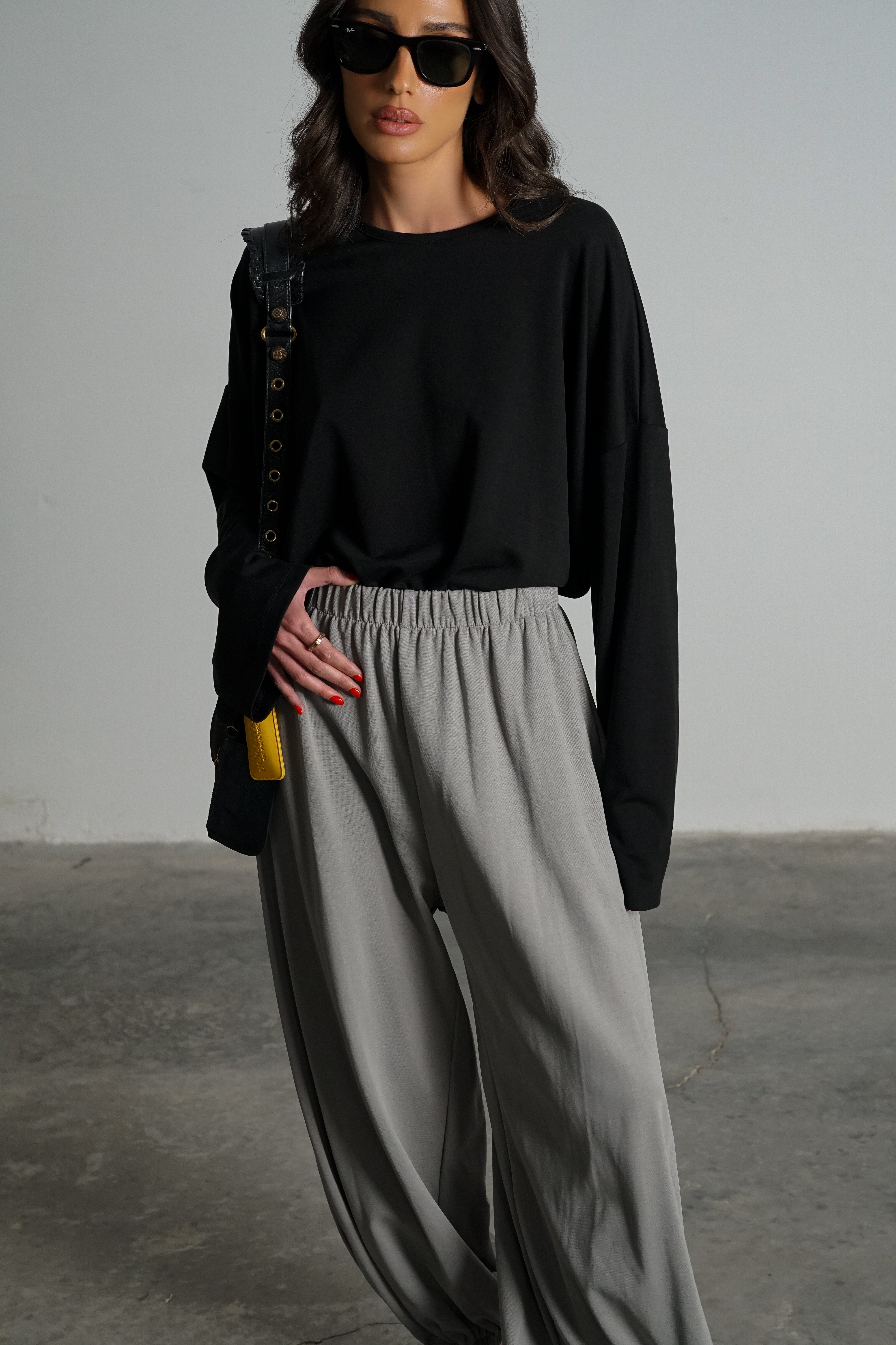 חולצת סירון-שחור