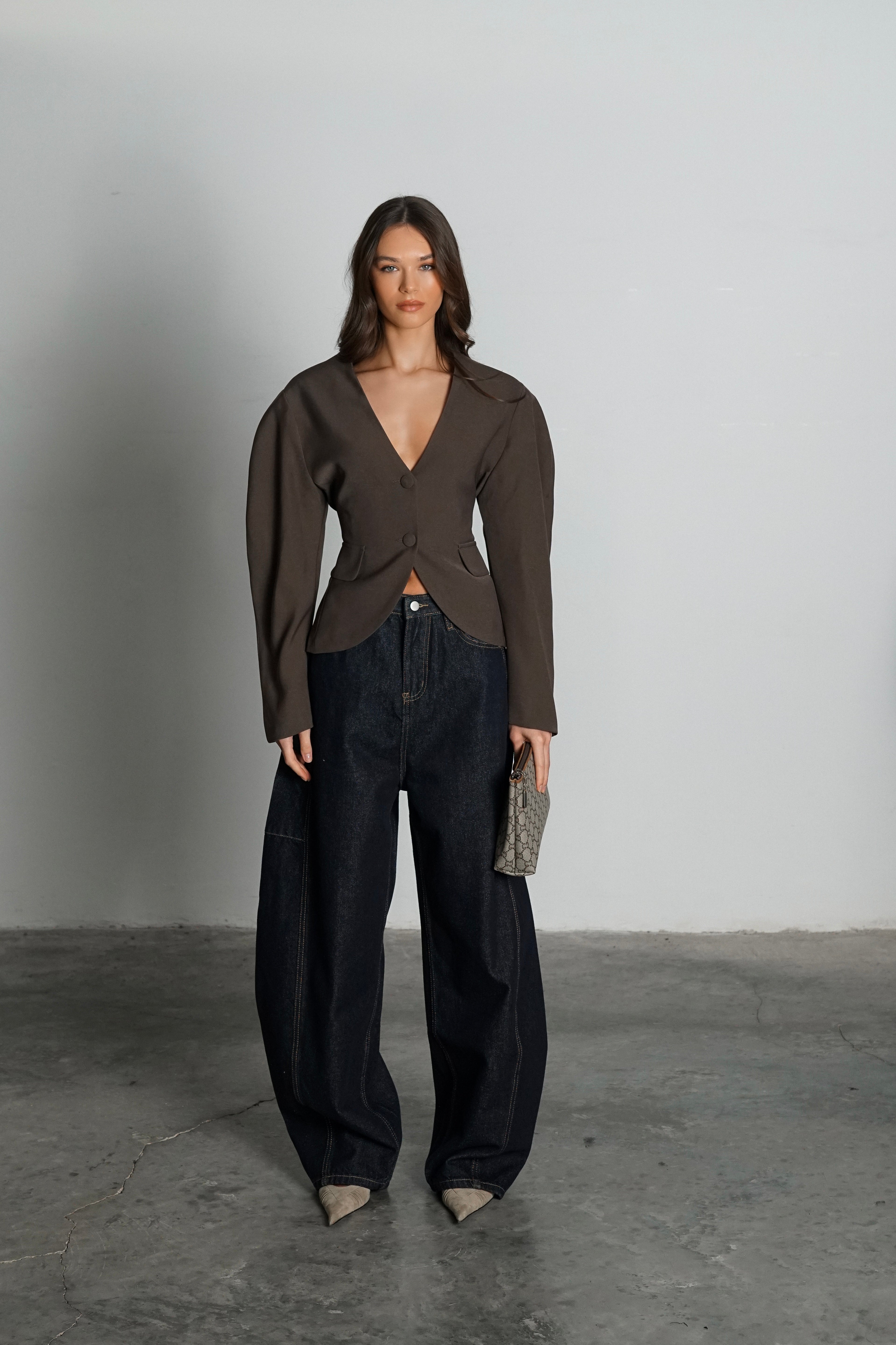 ג'קט אמיליה-חום