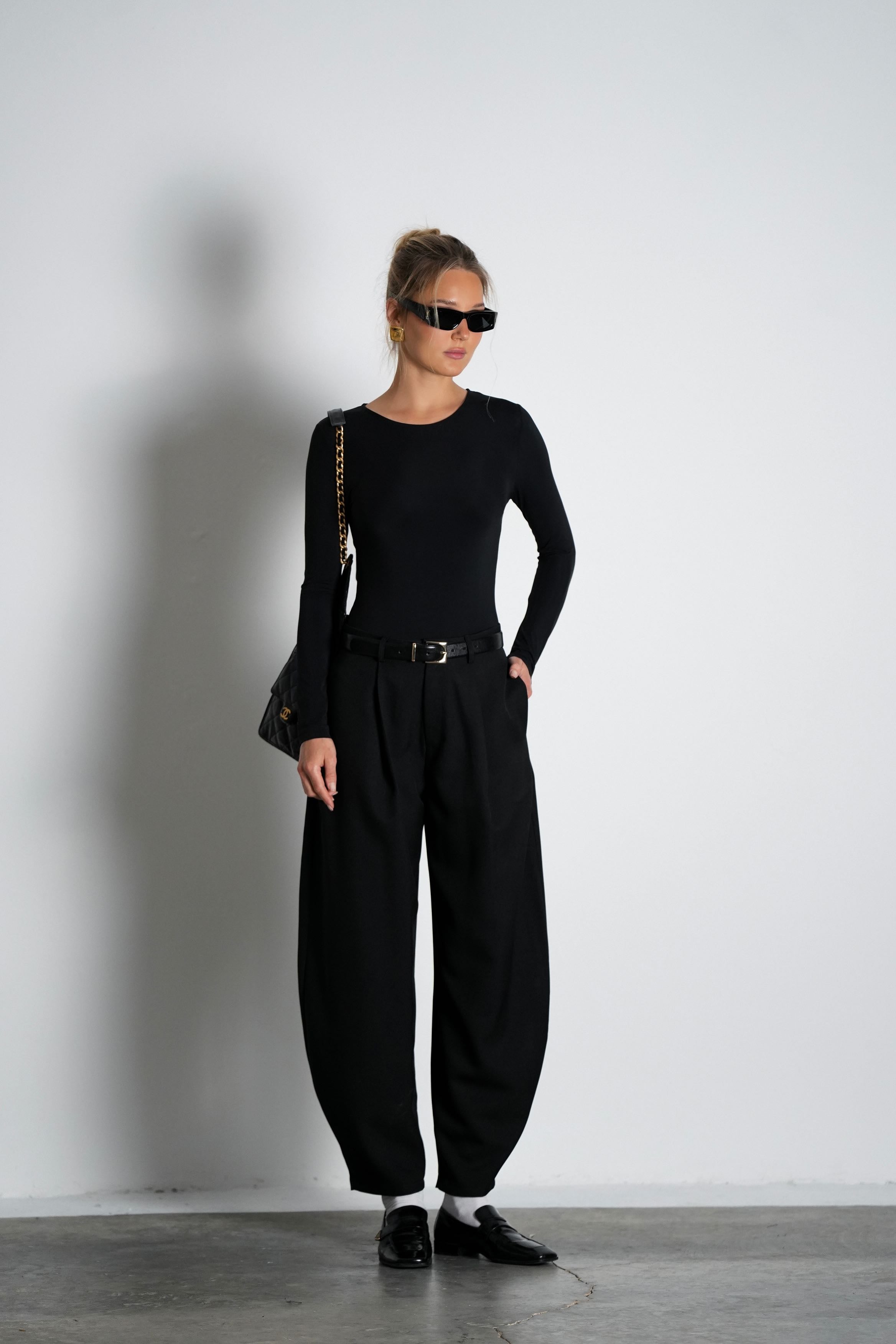 בגד גוף מילגה-שחור