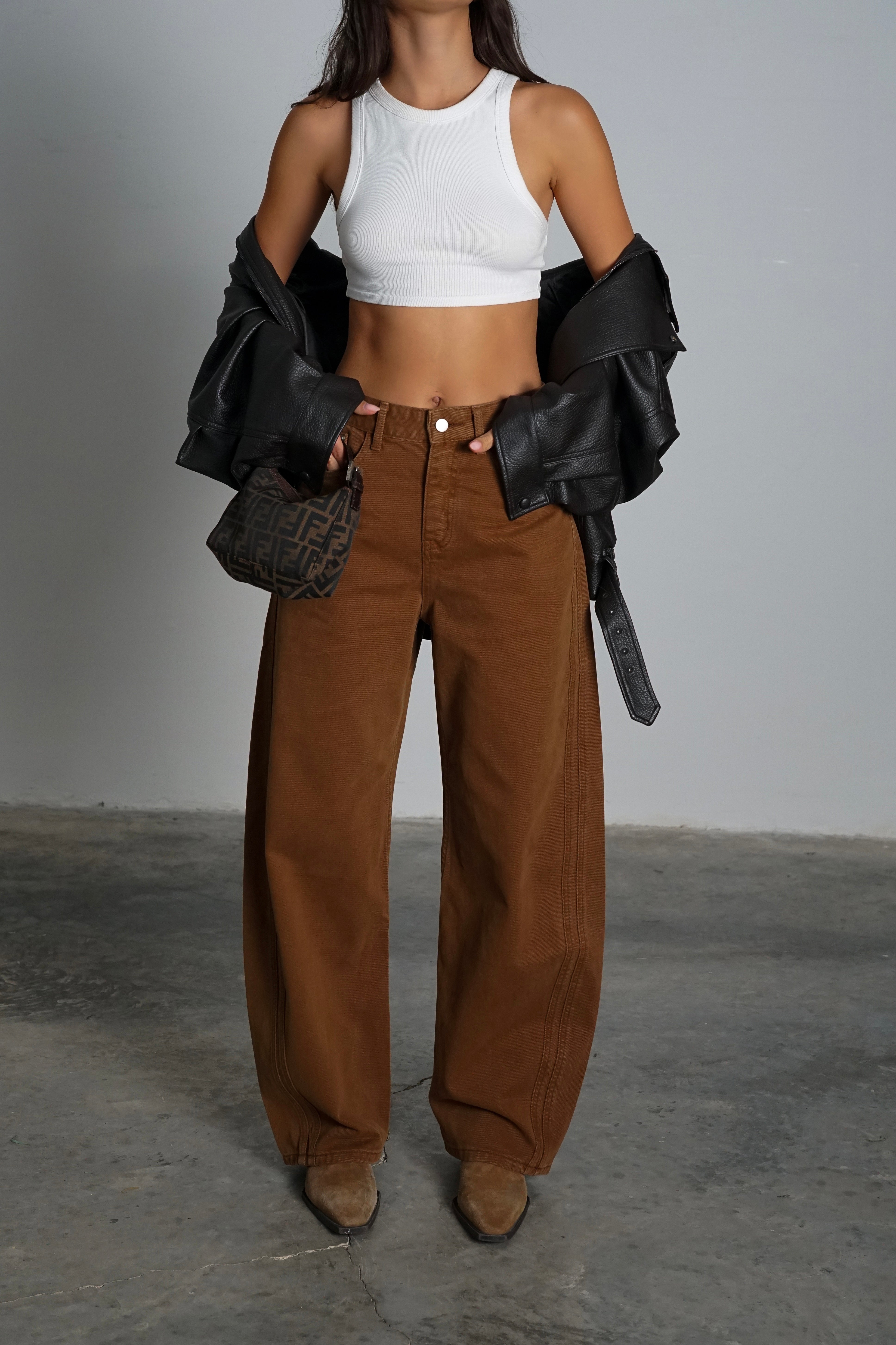 מכנסי דריל-קאמל