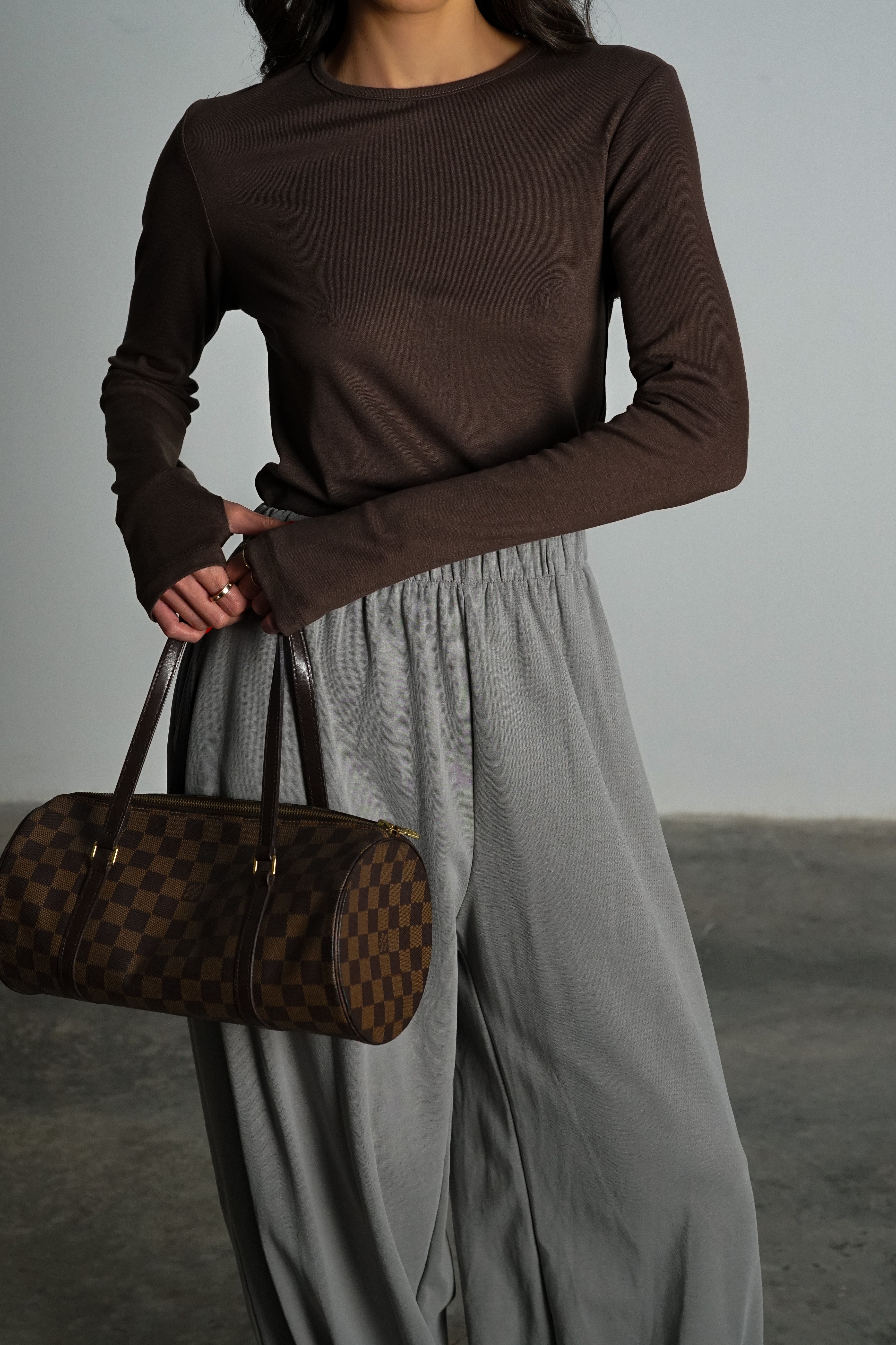 חולצת רייס-חום