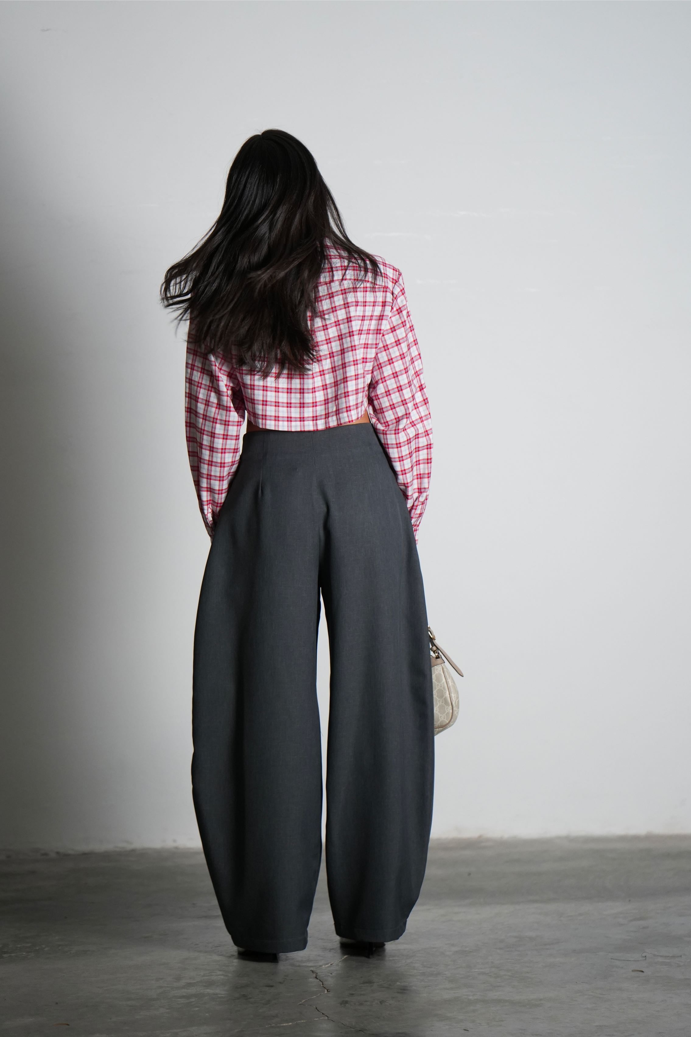 מכנסי דרוברי-אפור