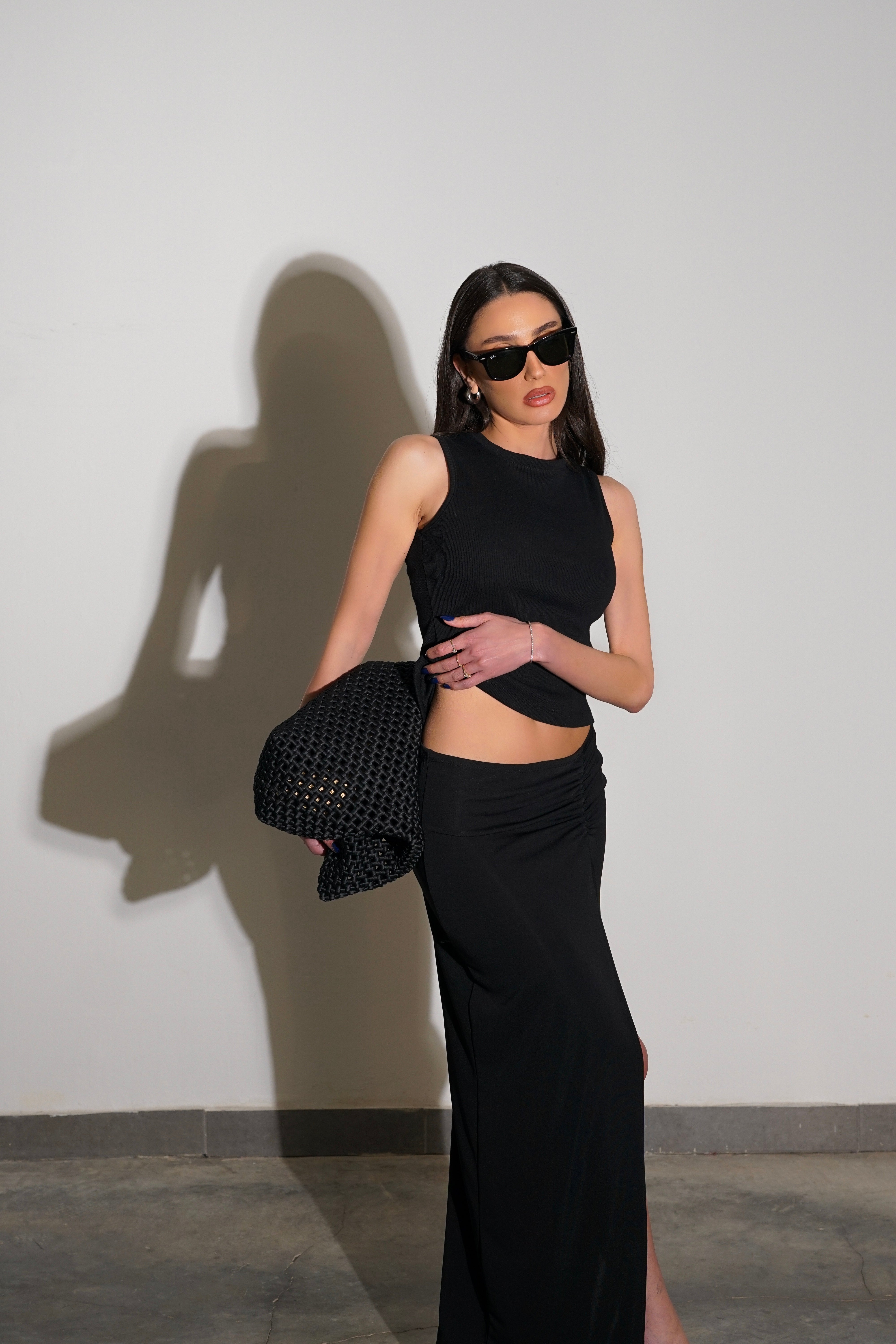 גופיית פלורנס-שחור