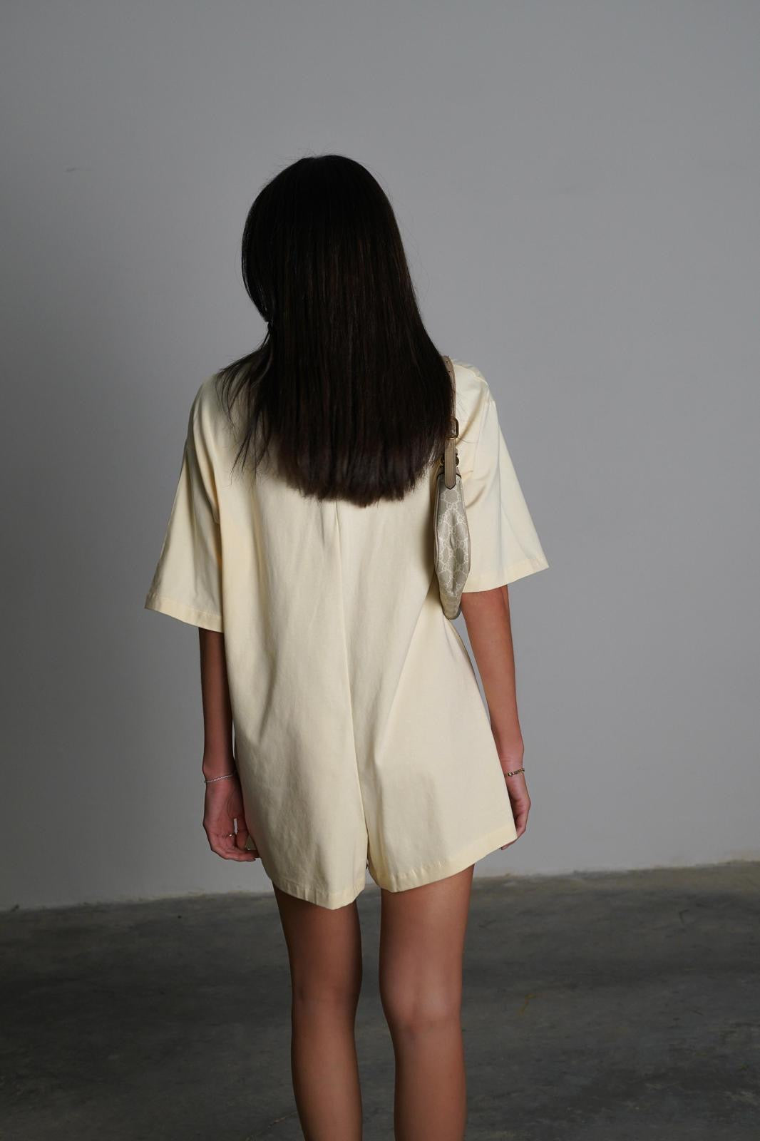 אוברול מוזס-צהוב בננה