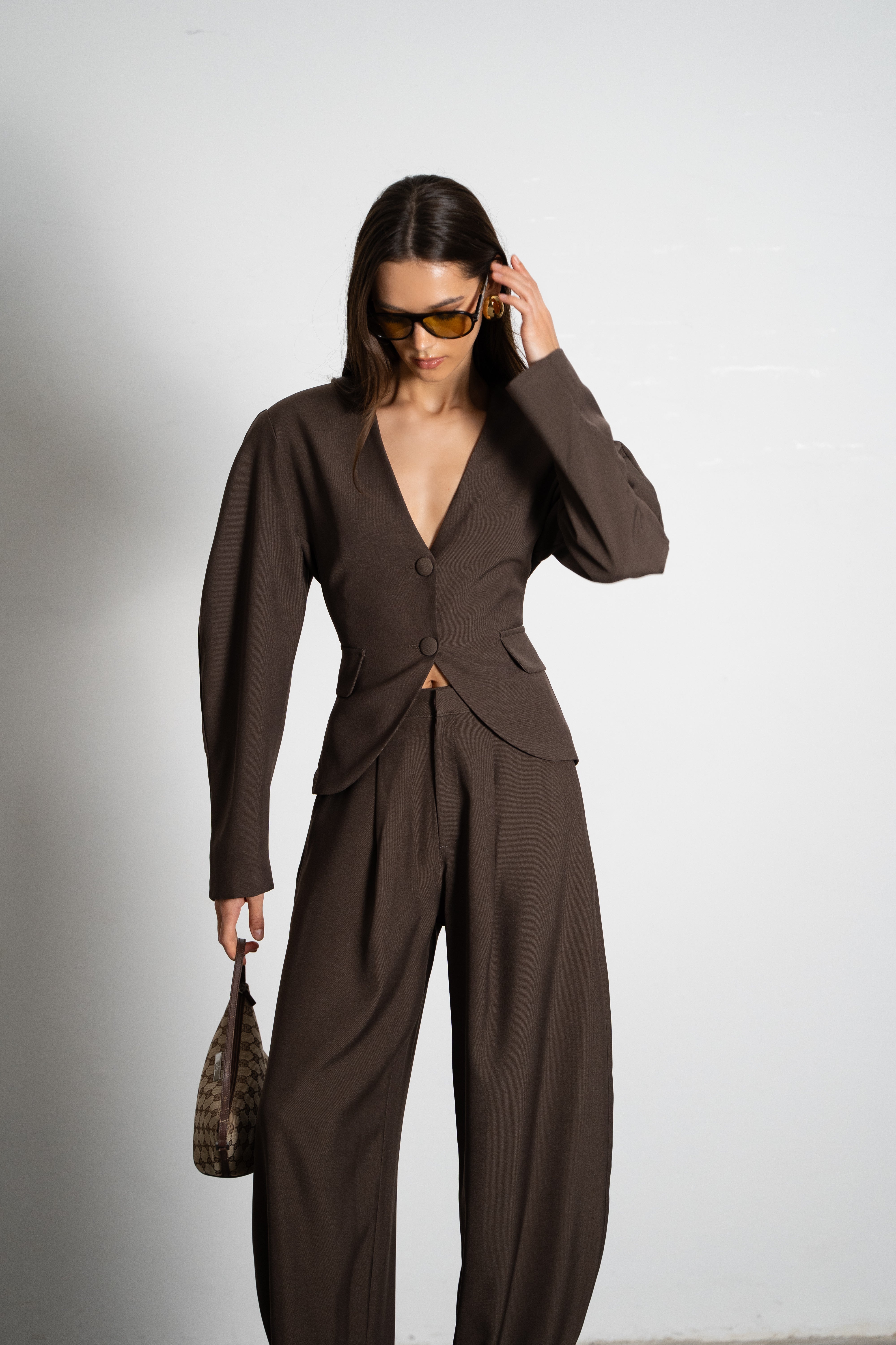 ג'קט אמיליה-חום