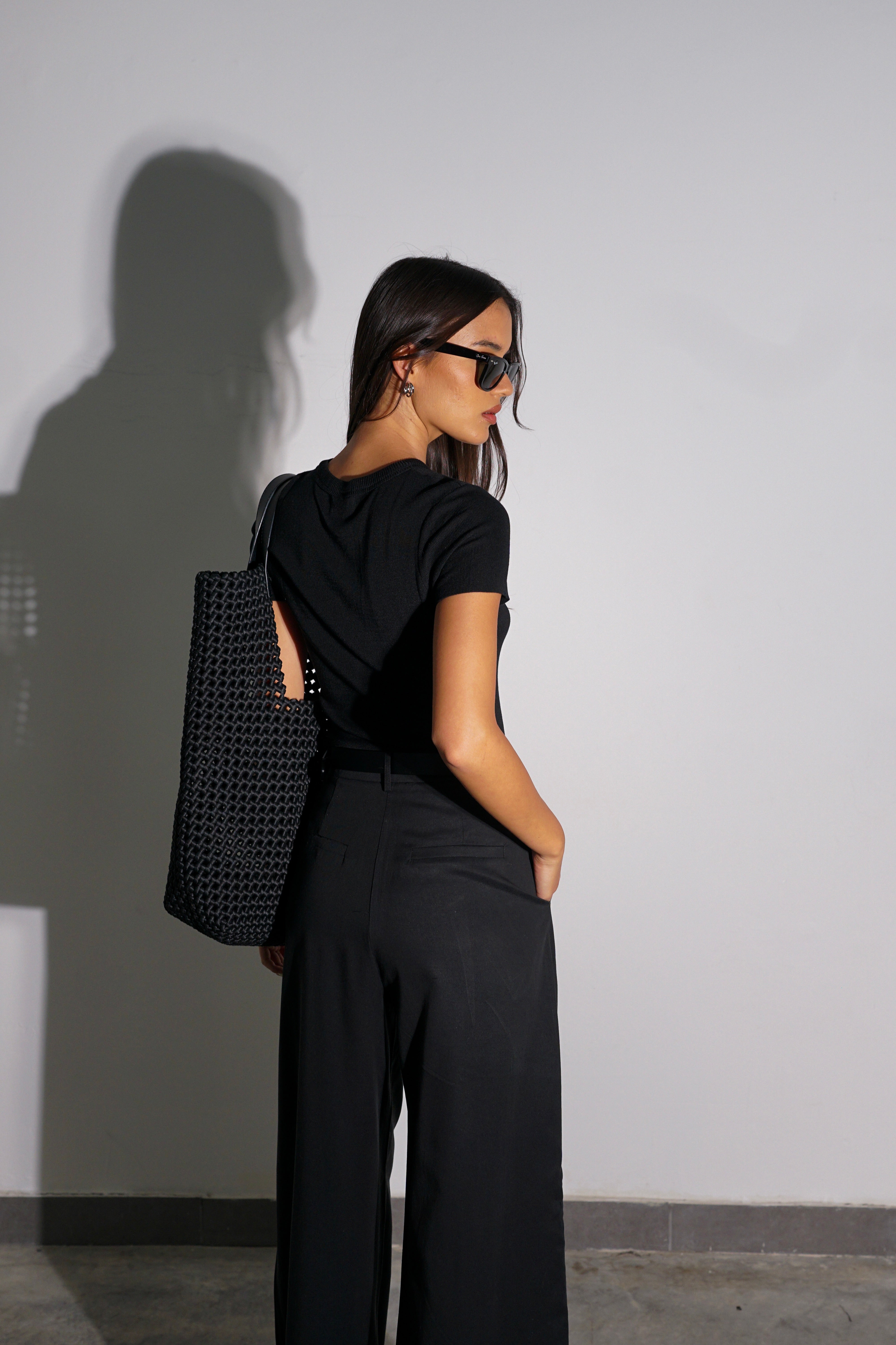 חולצת סנדרה-שחור