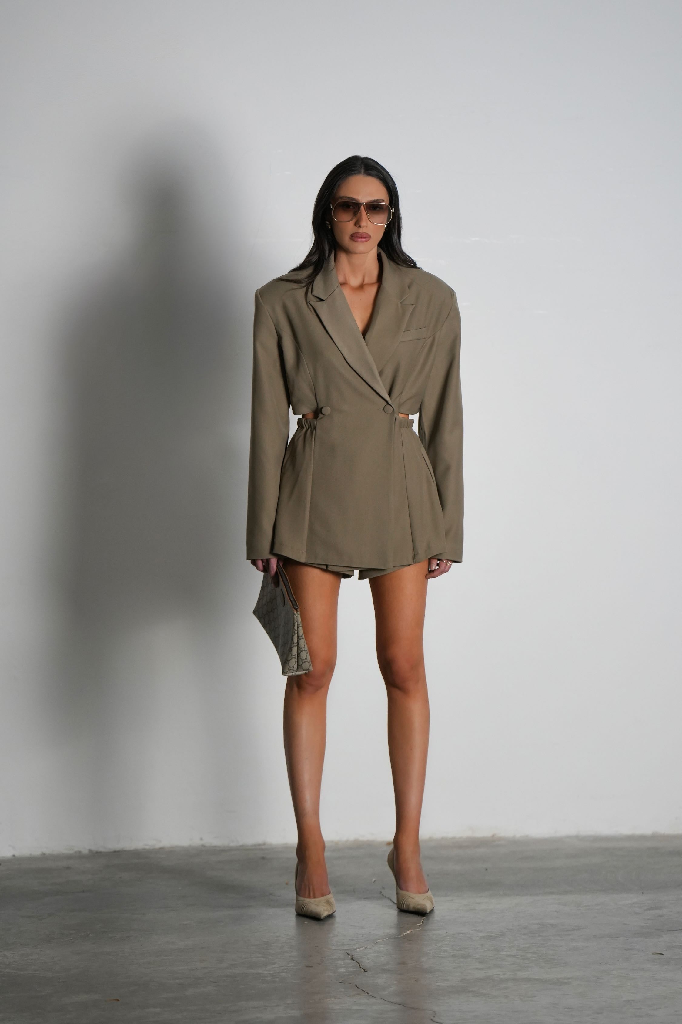 אוברול שינייד-חאקי