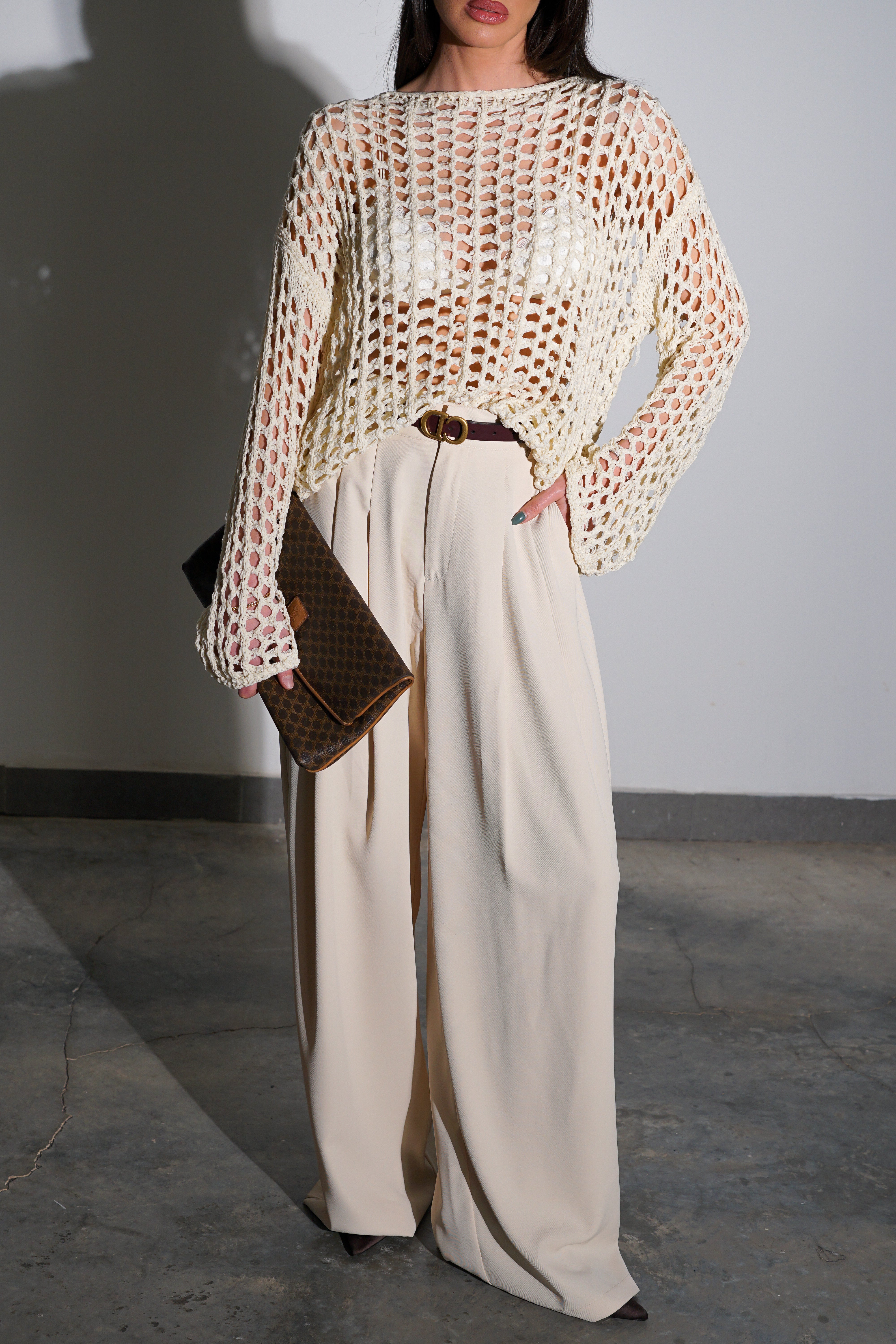 סריג סטפניה-שמנת