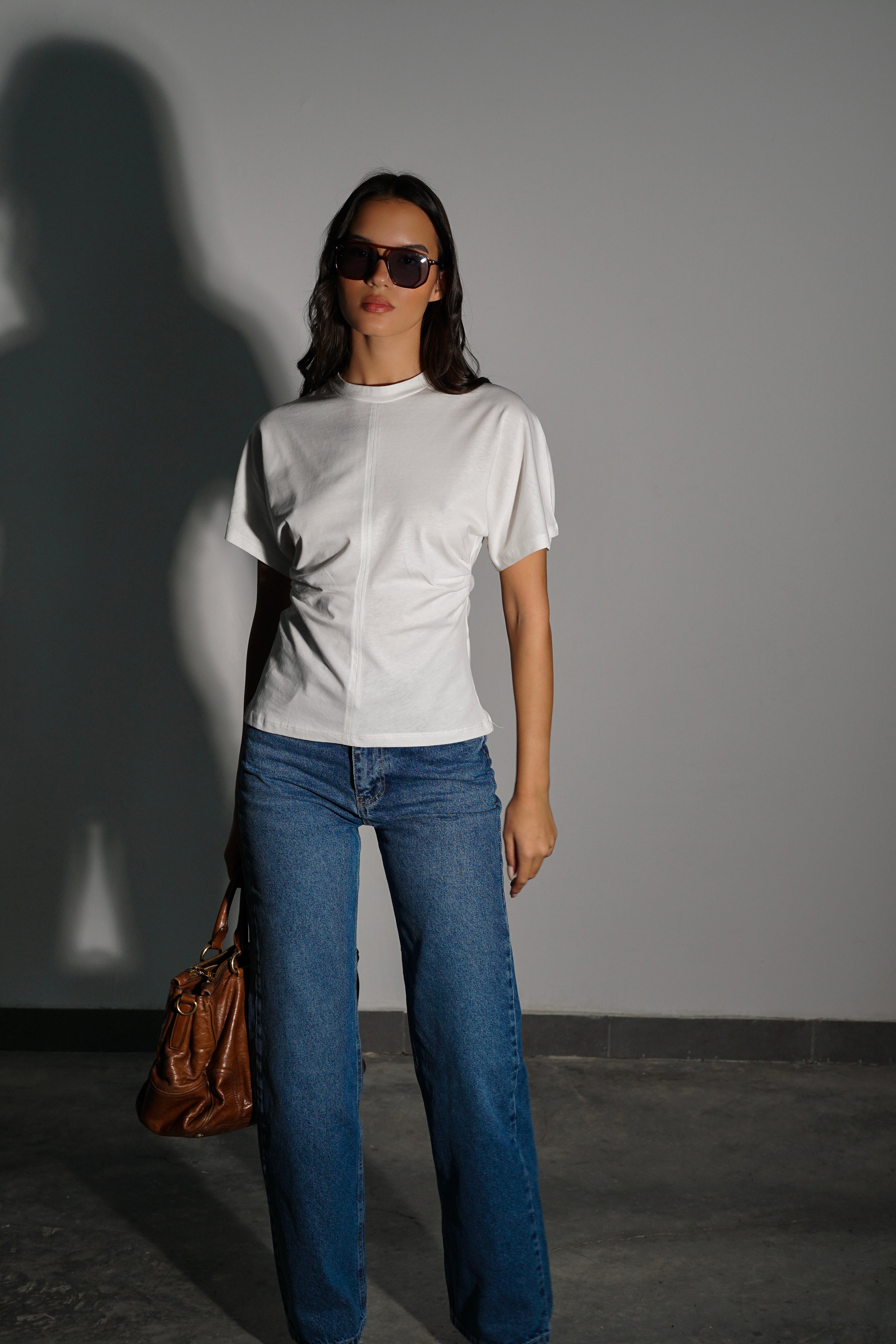 חולצת סייט-לבן