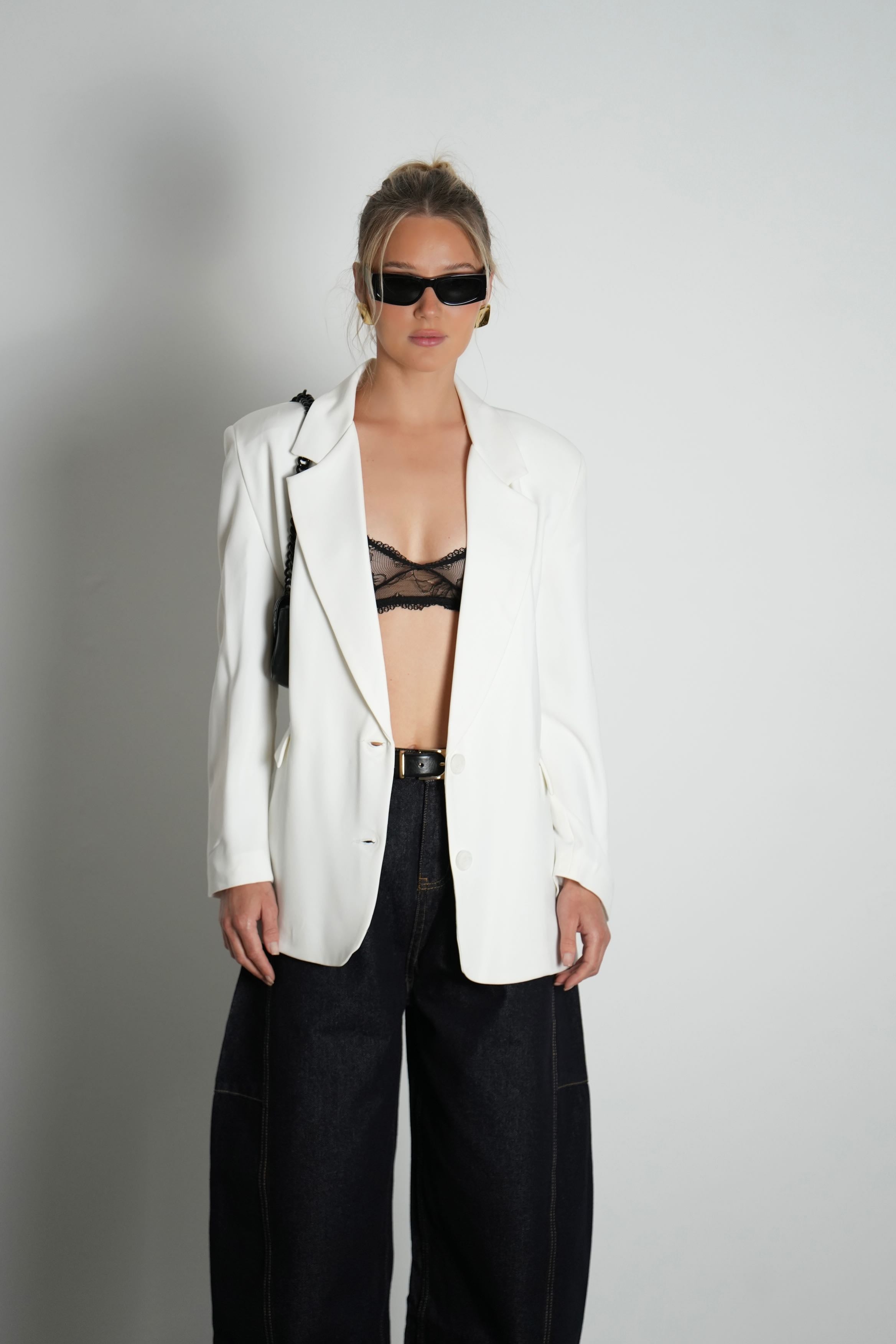 ג'קט דיקטו-לבן