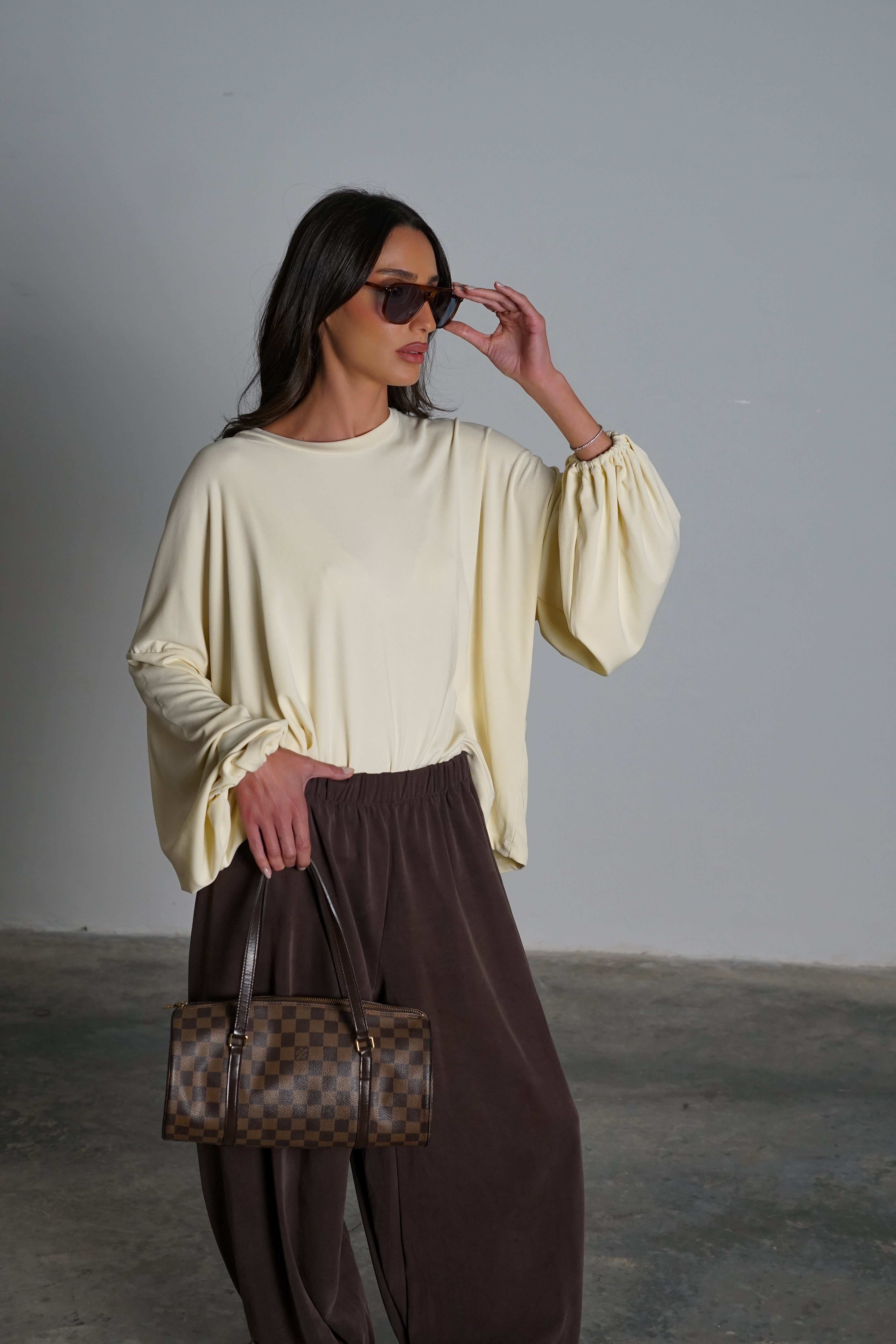 חולצת מייבי-חמאה