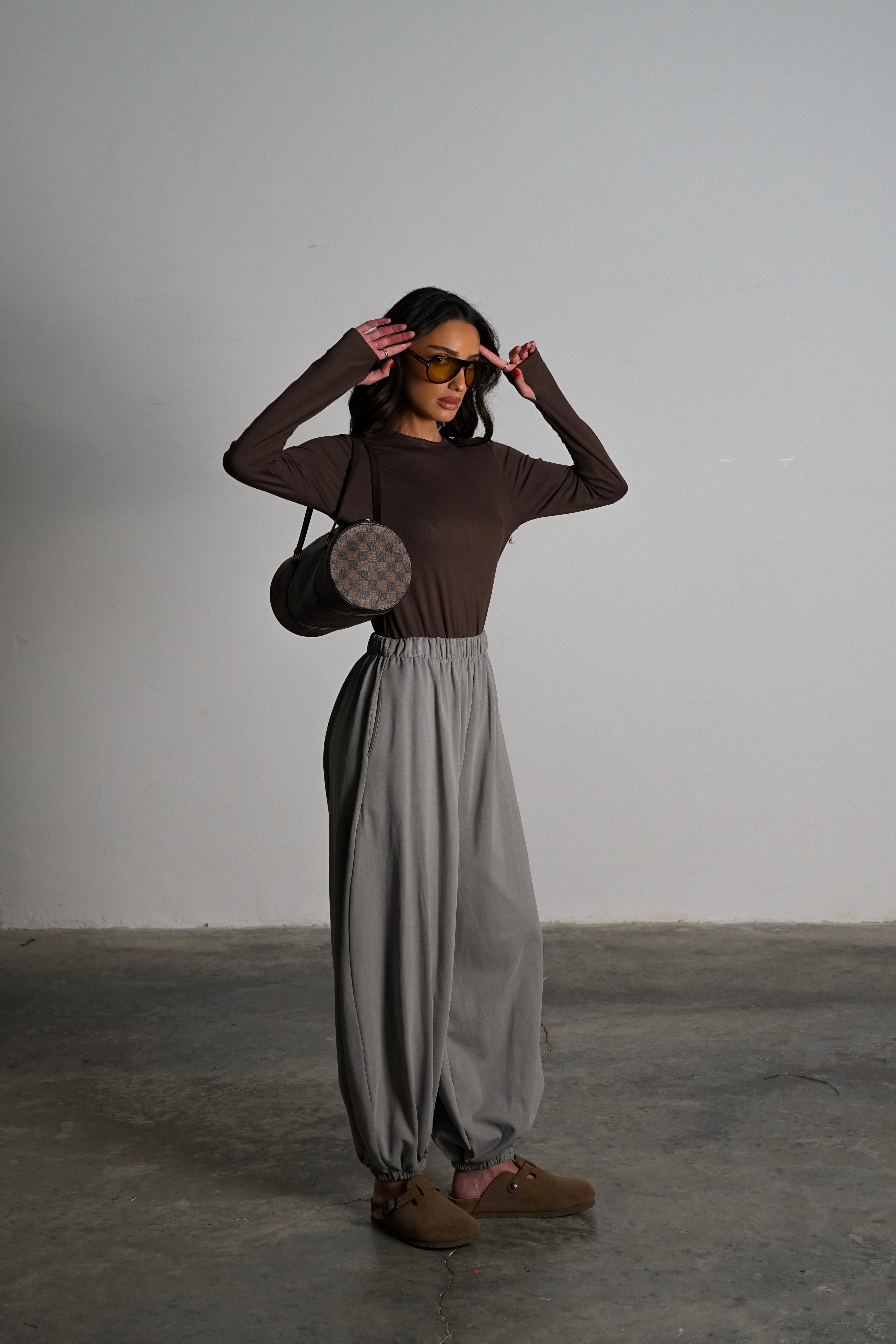 חולצת רייס-חום