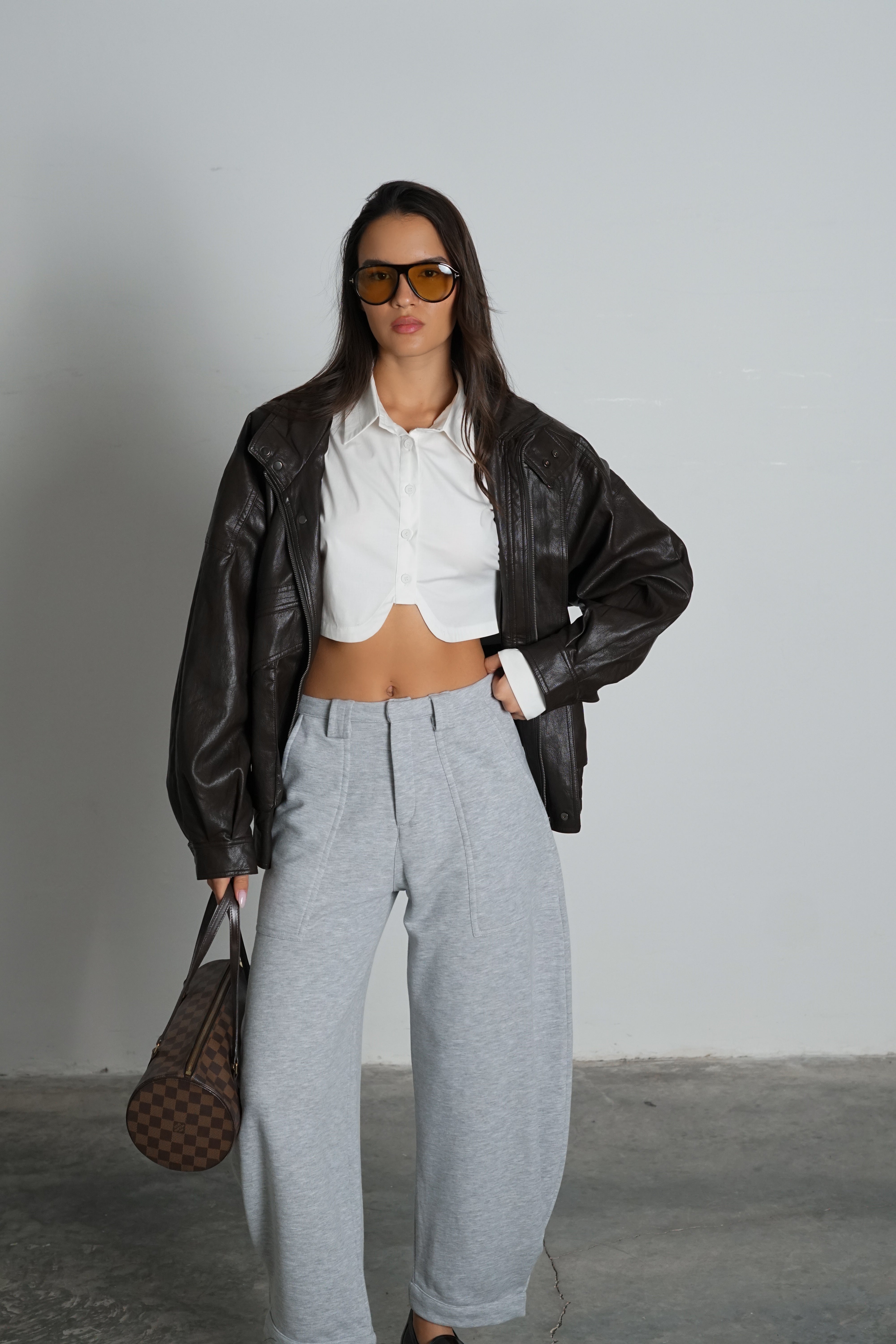 מכנסי בלוברניק-אפור