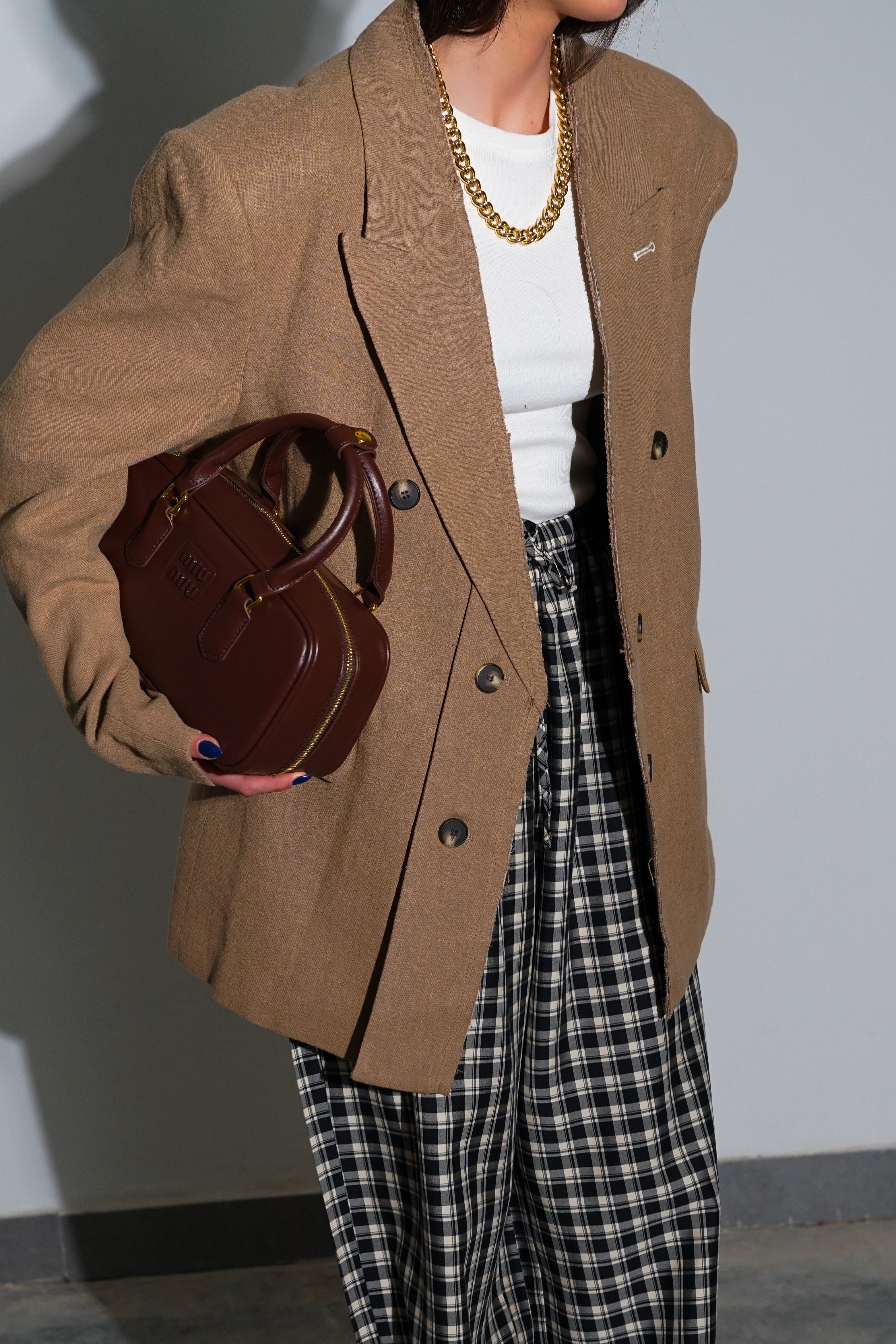 ג'קט אינדרה-חום קאמל