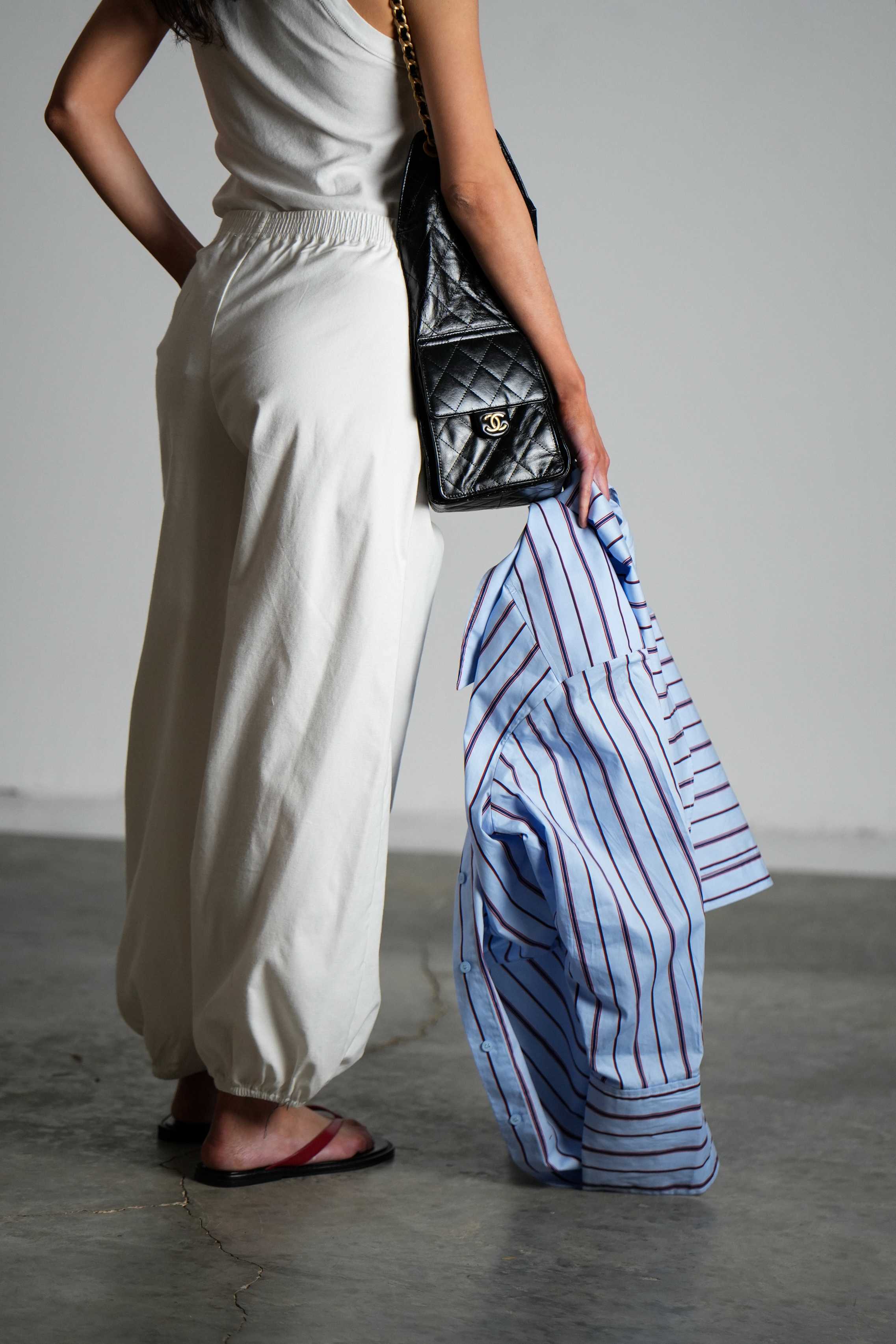 מכנסי ליריקה-לבן