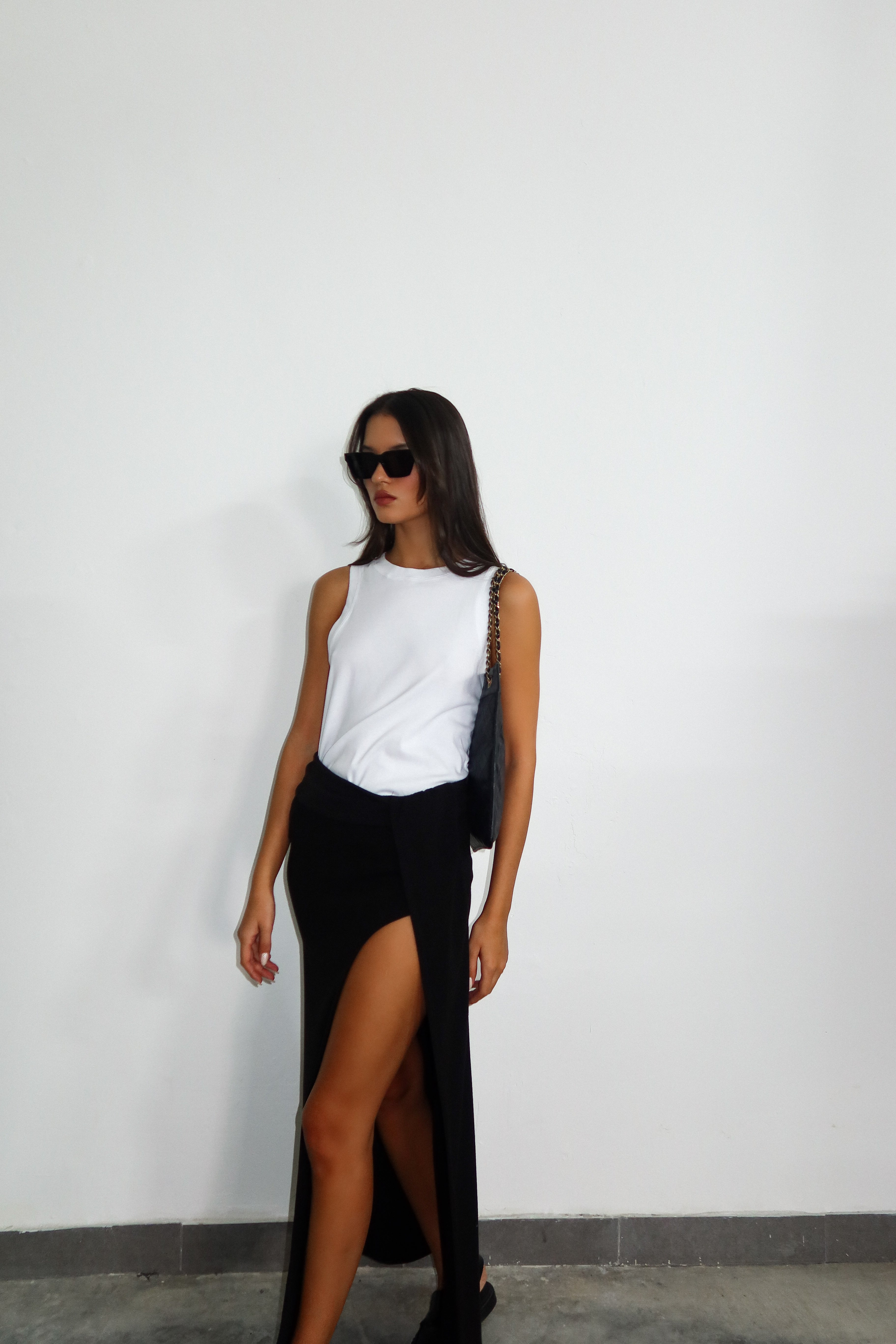 חצאית מלאני-שחור