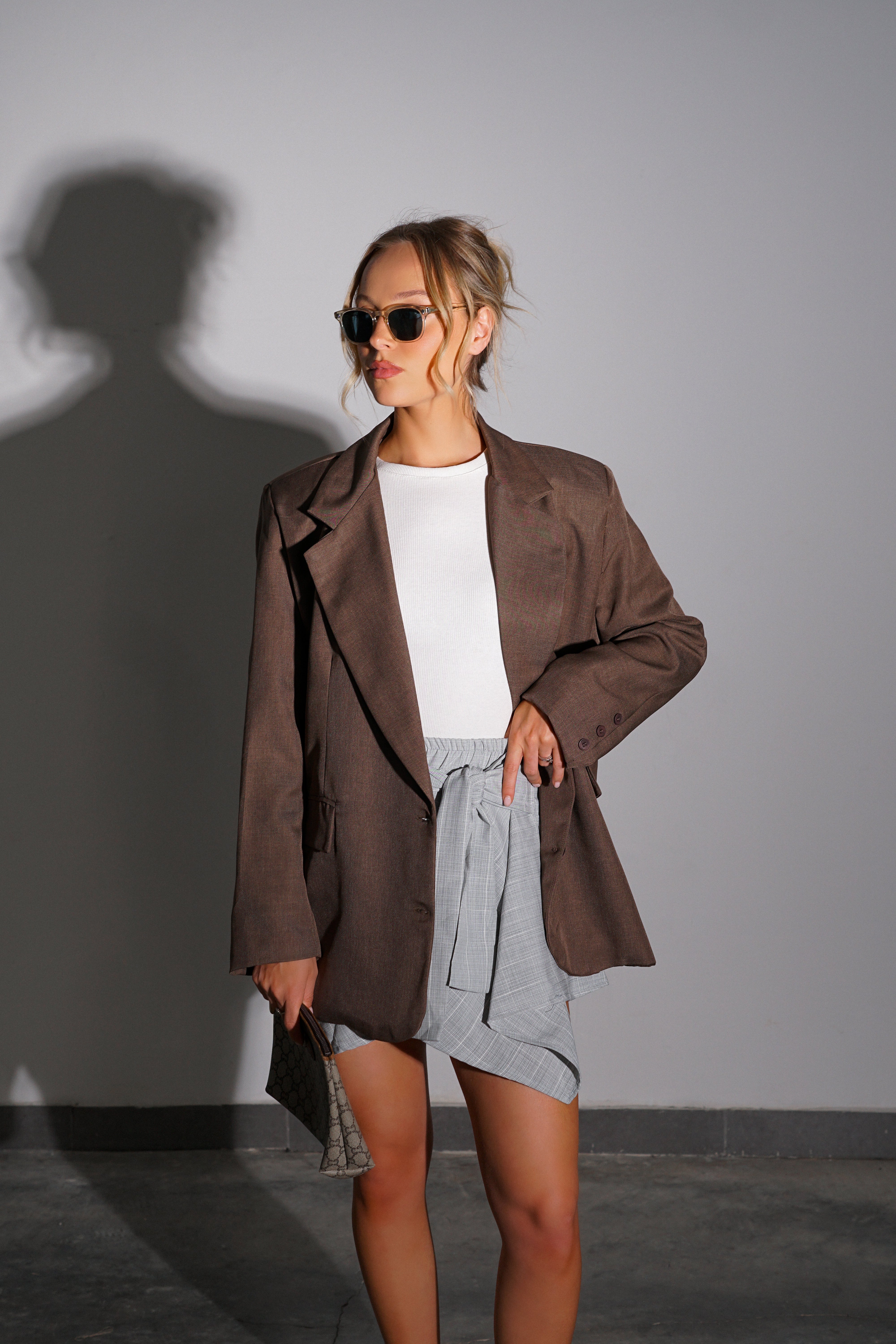 ג׳קט מילה-חום