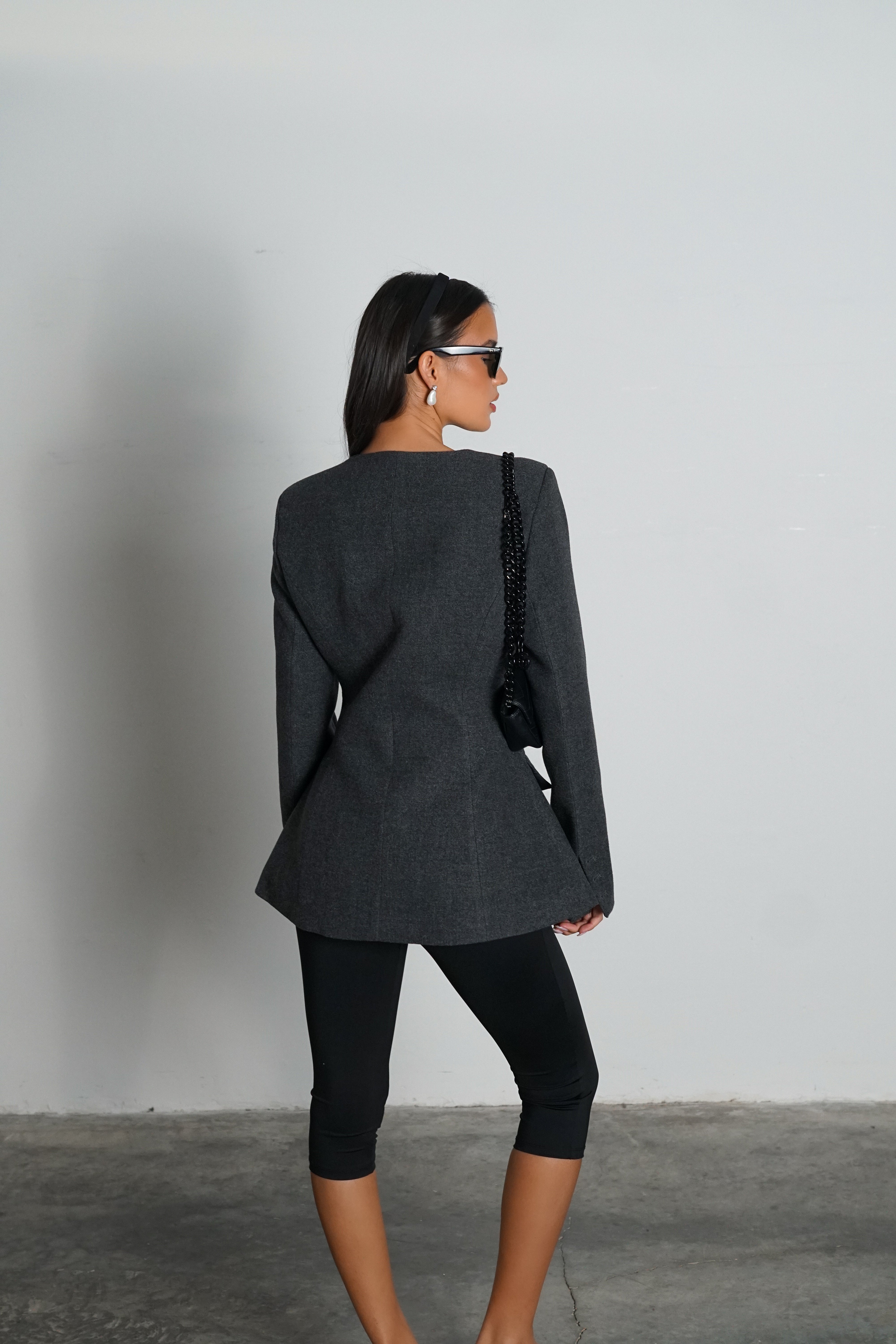 ג'קט ריג'ינה-אפור