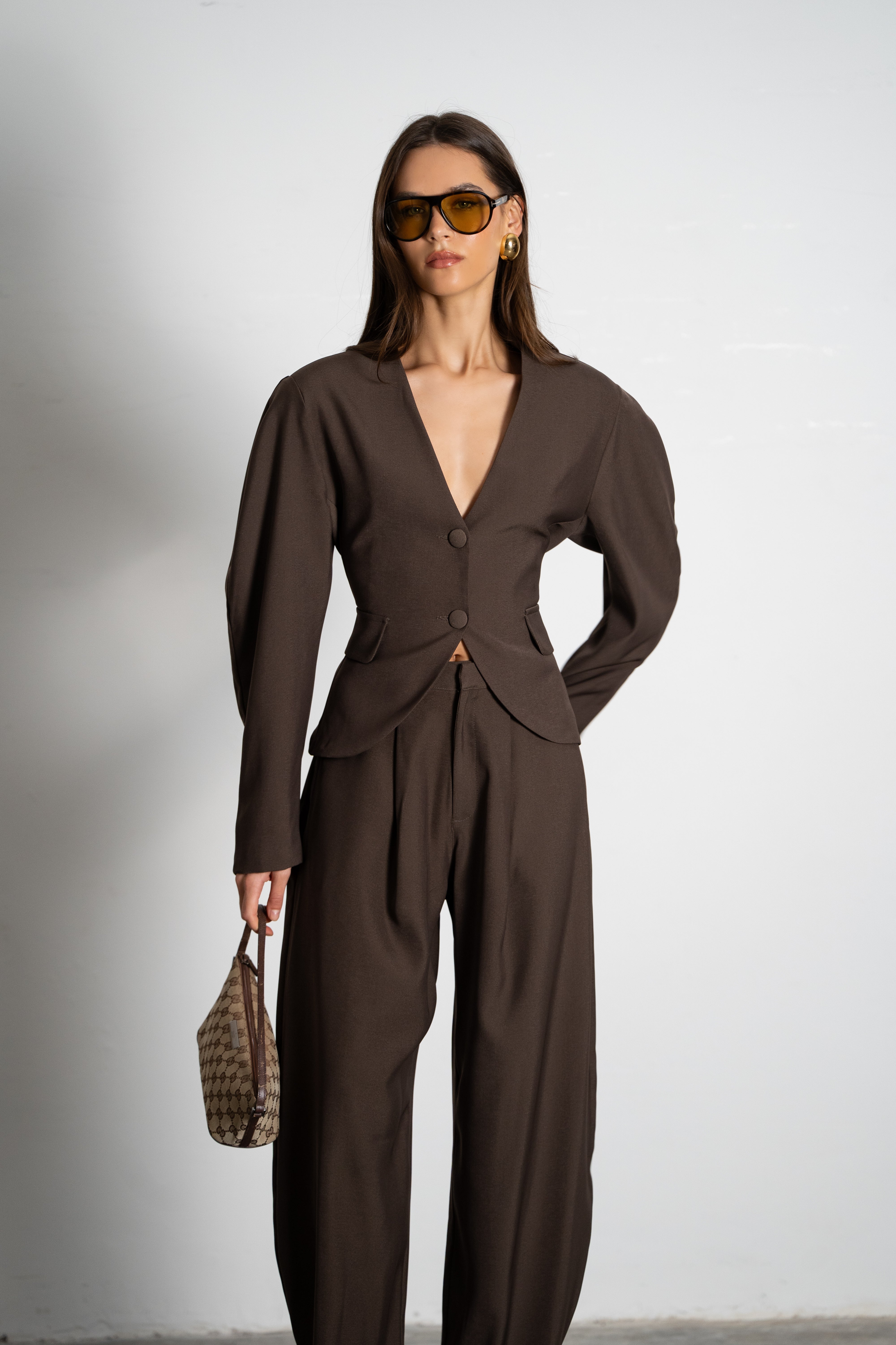 ג'קט אמיליה-חום