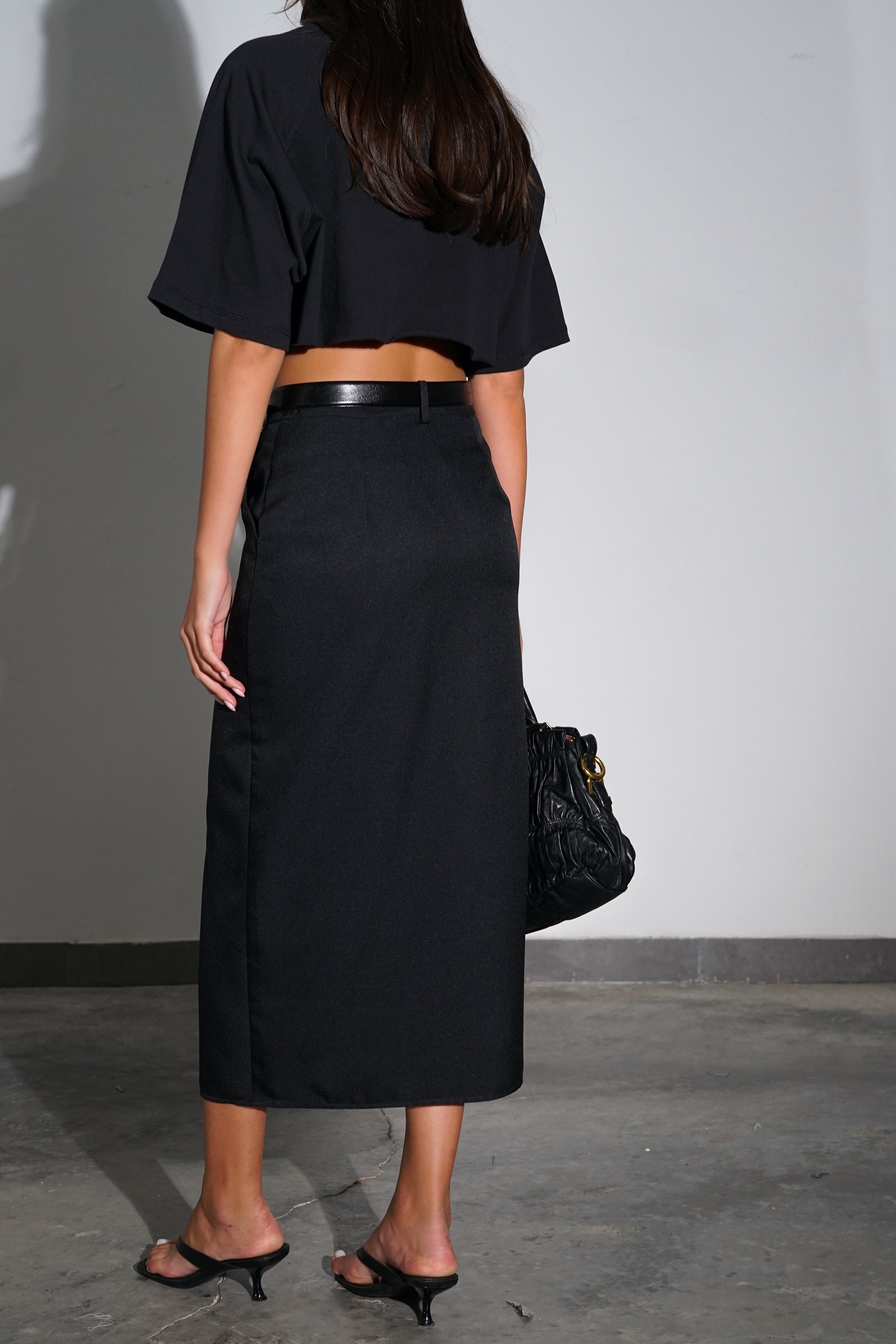 חצאית סיימי-שחור