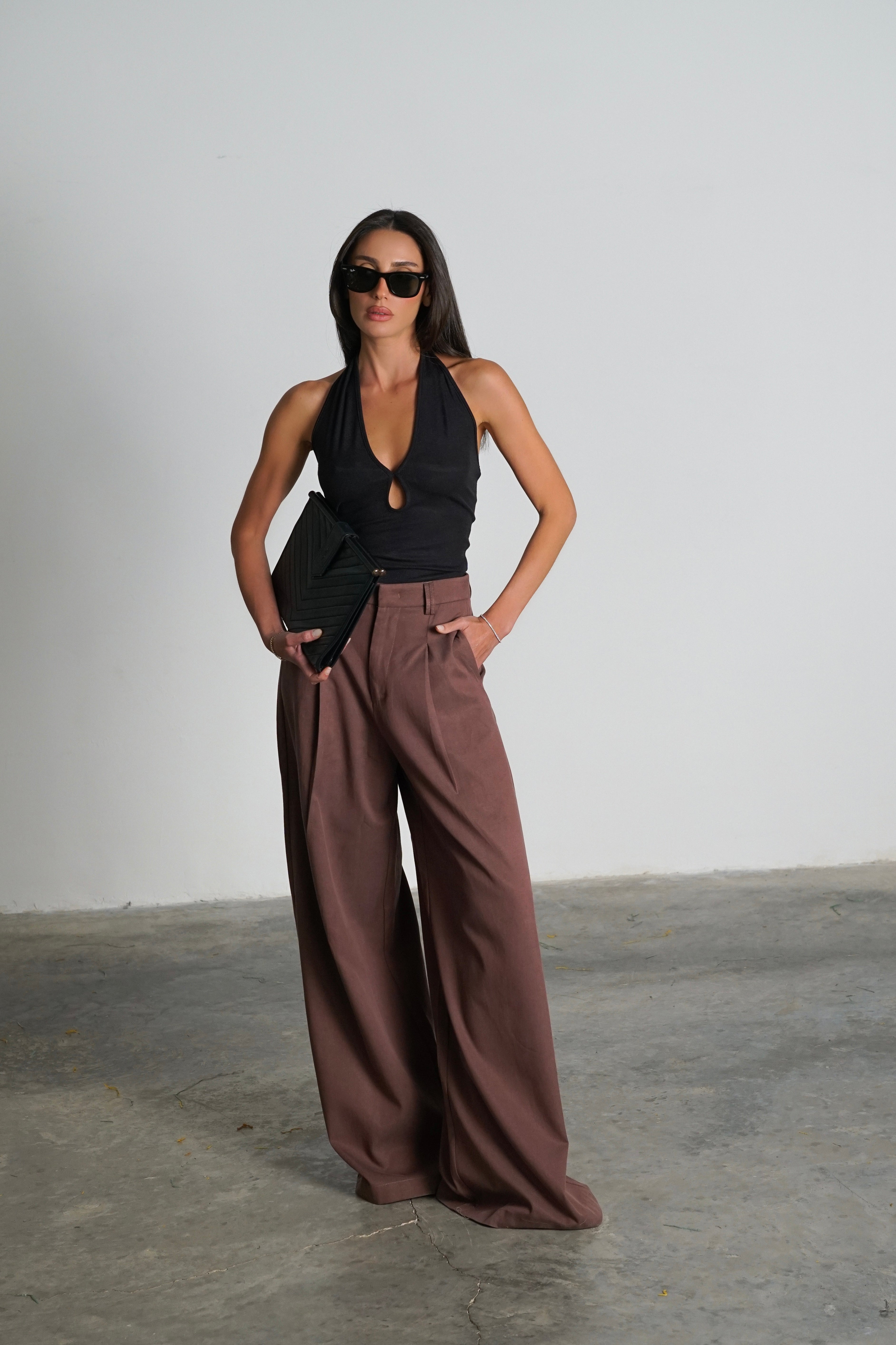 מכנסי רינו-חום