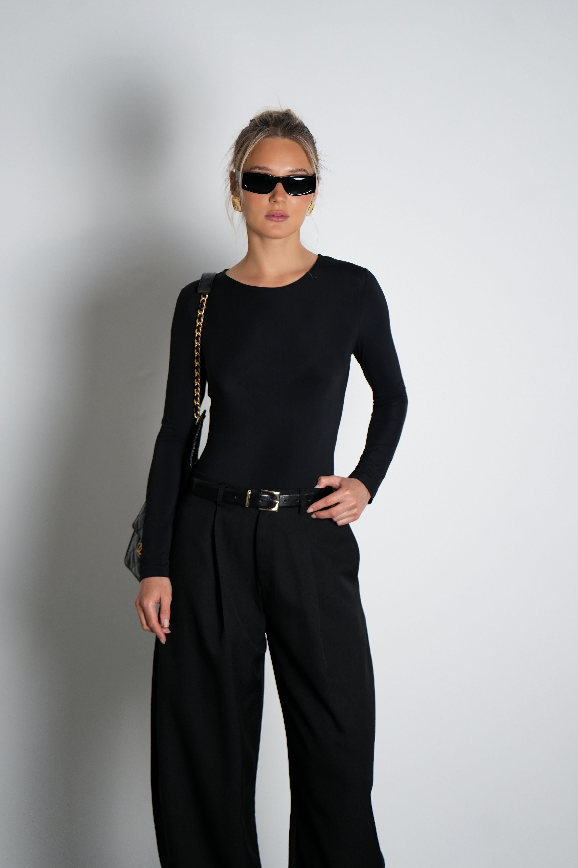 בגד גוף מילגה-שחור