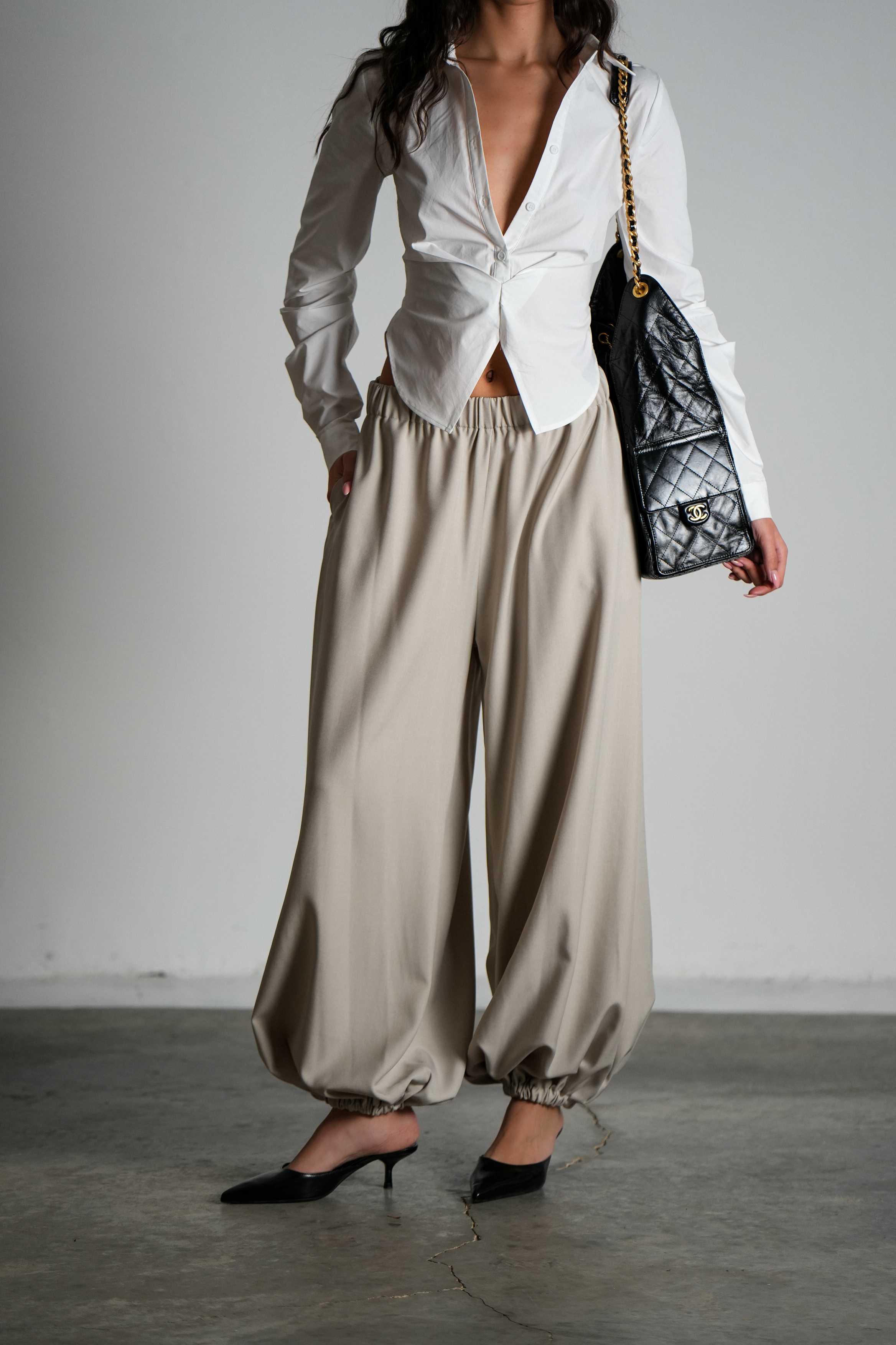 חולצת סאנסה-לבן