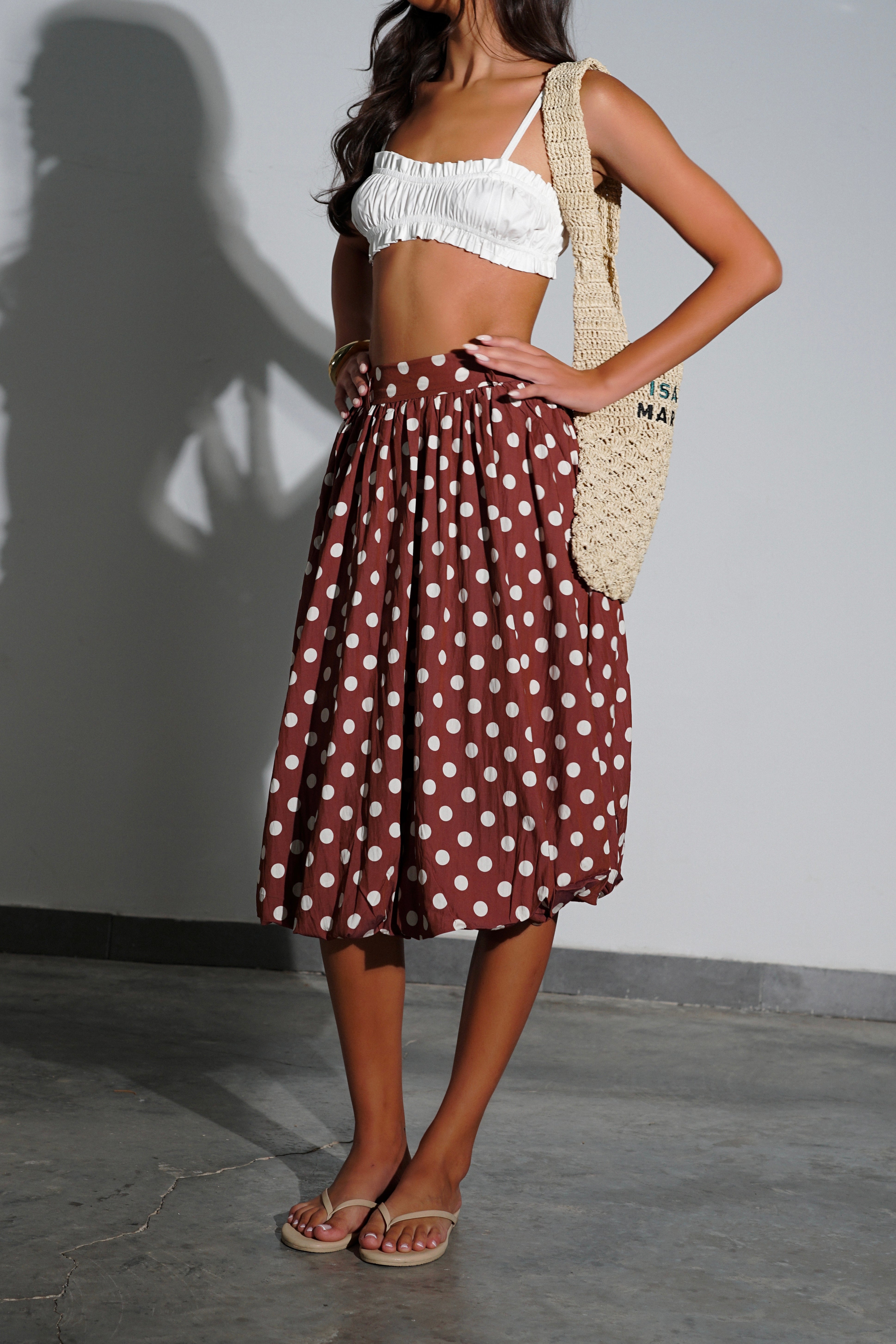 חצאית מארלין-חום