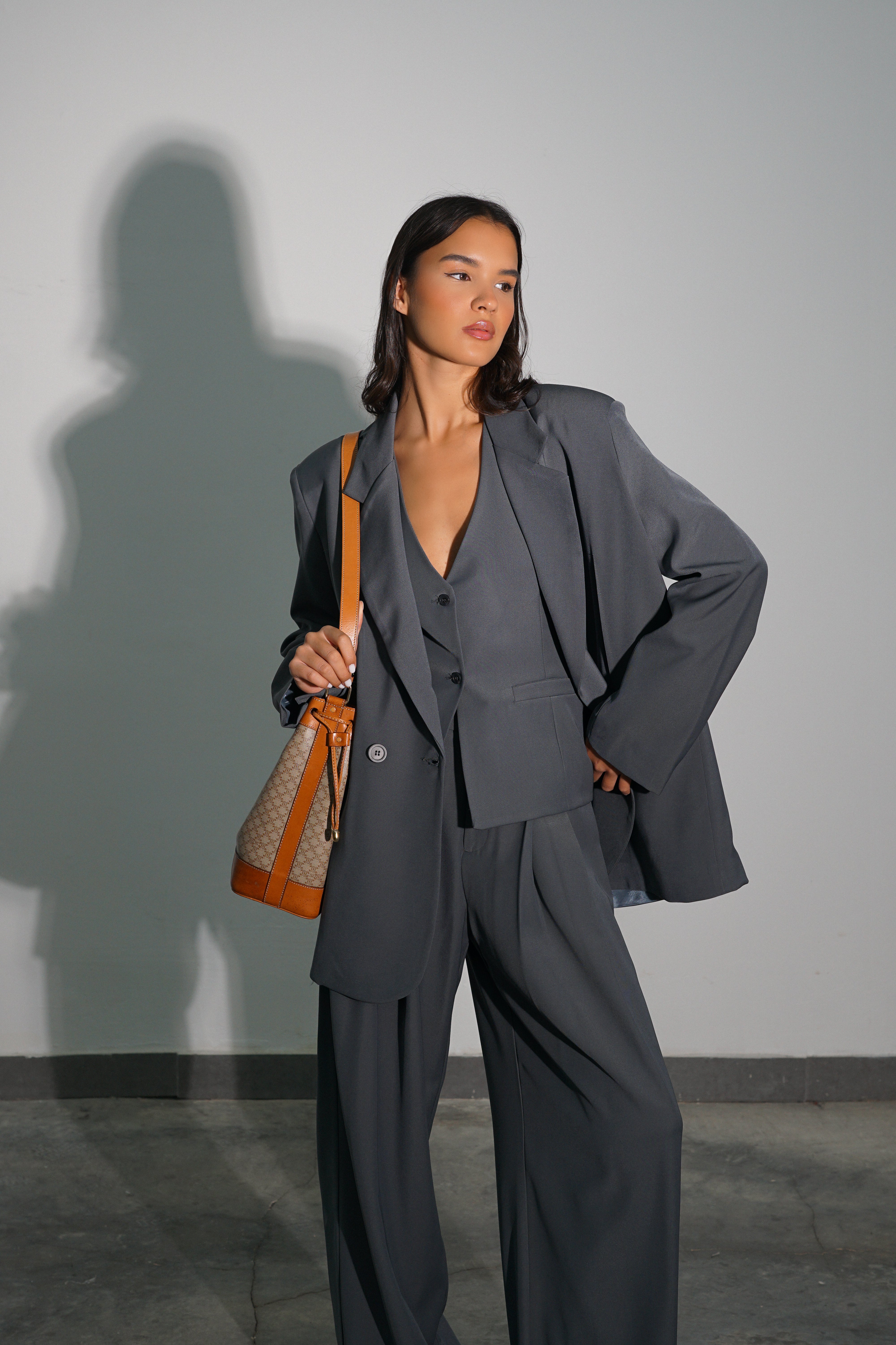 חליפת מאסימו-אפור