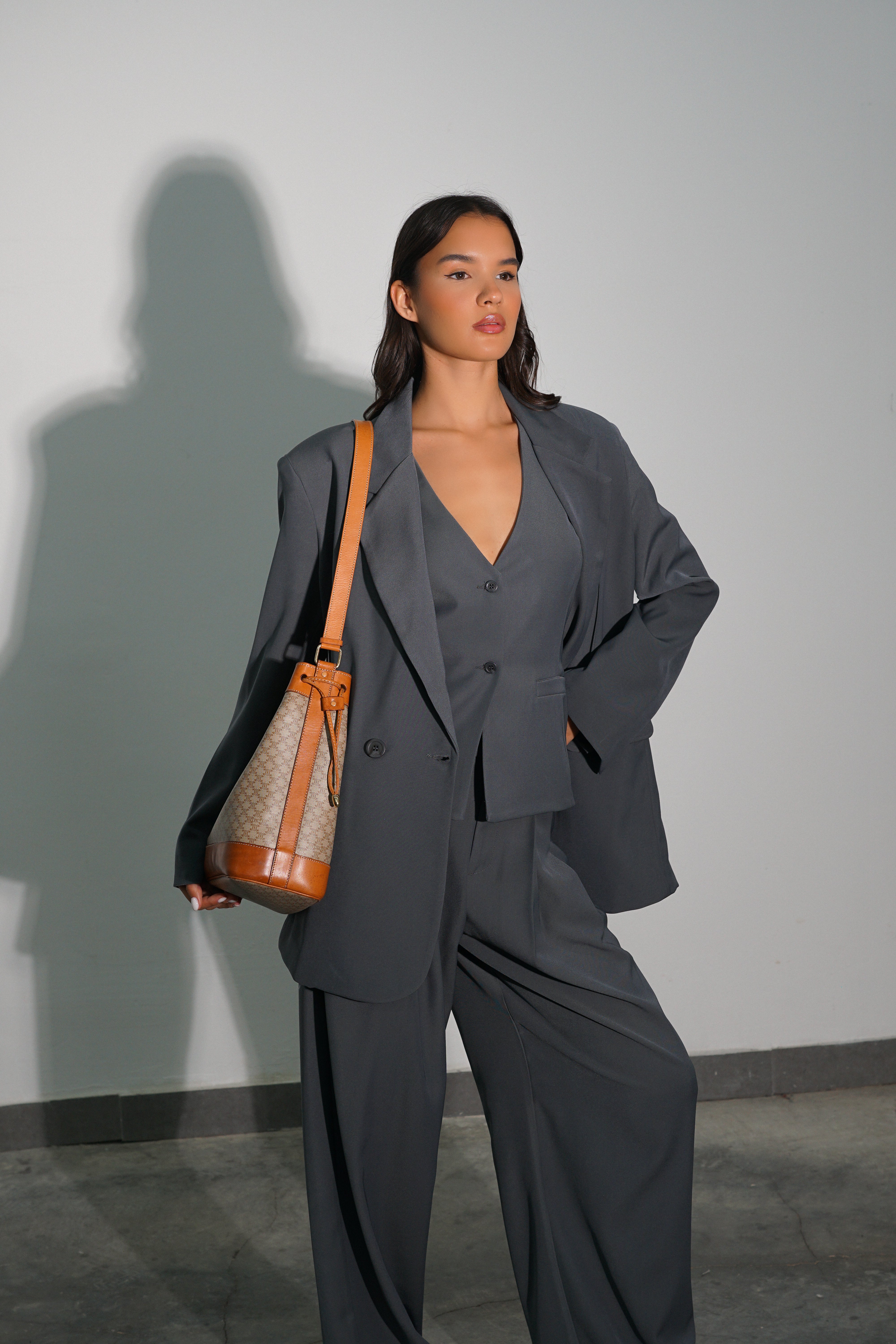 חליפת מאסימו-אפור