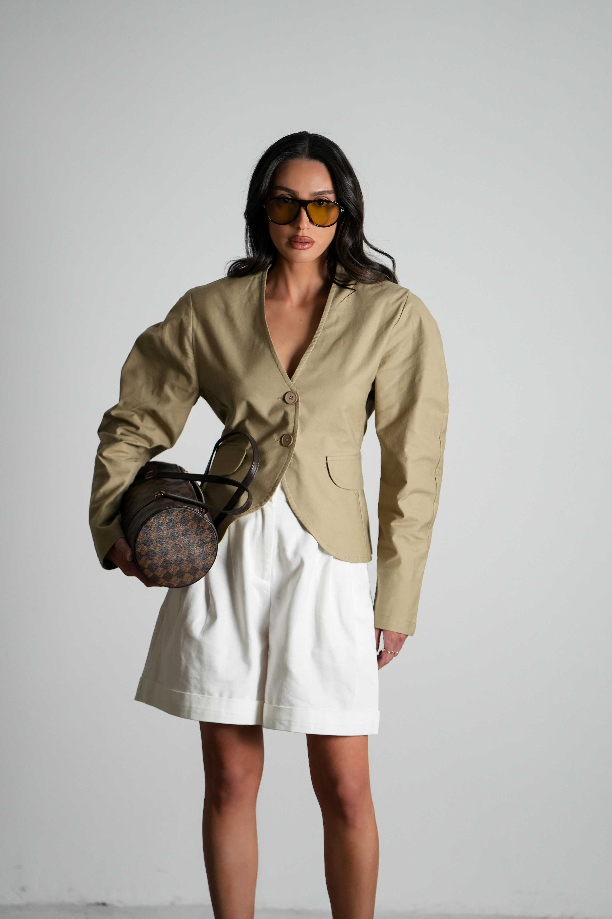 חולצת ליריקה-חאקי