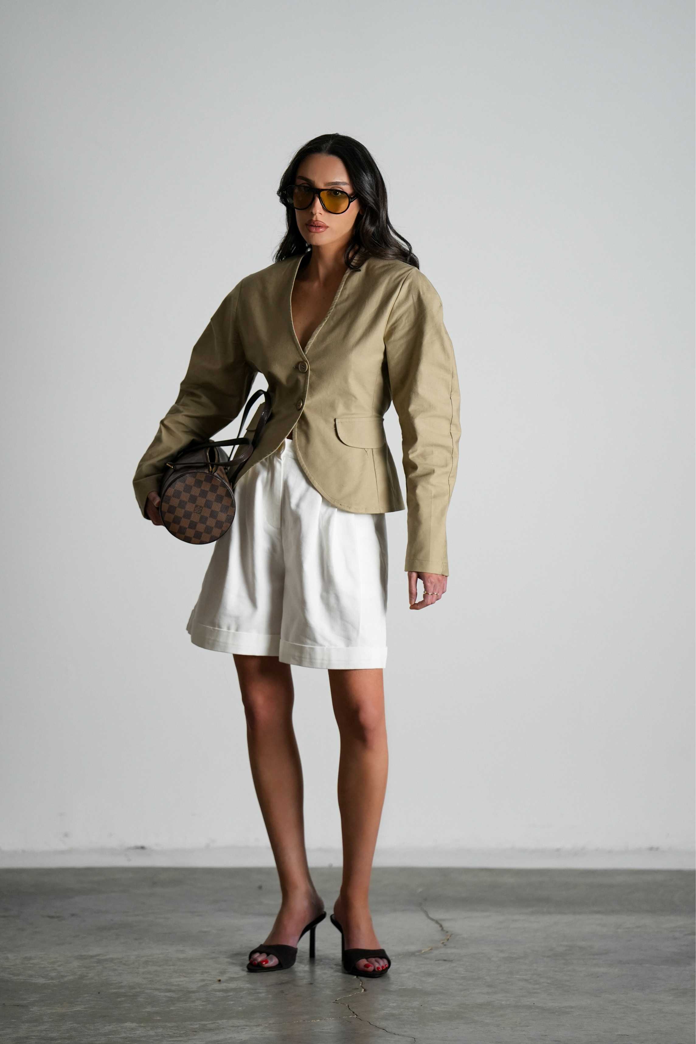 חולצת ליריקה-חאקי