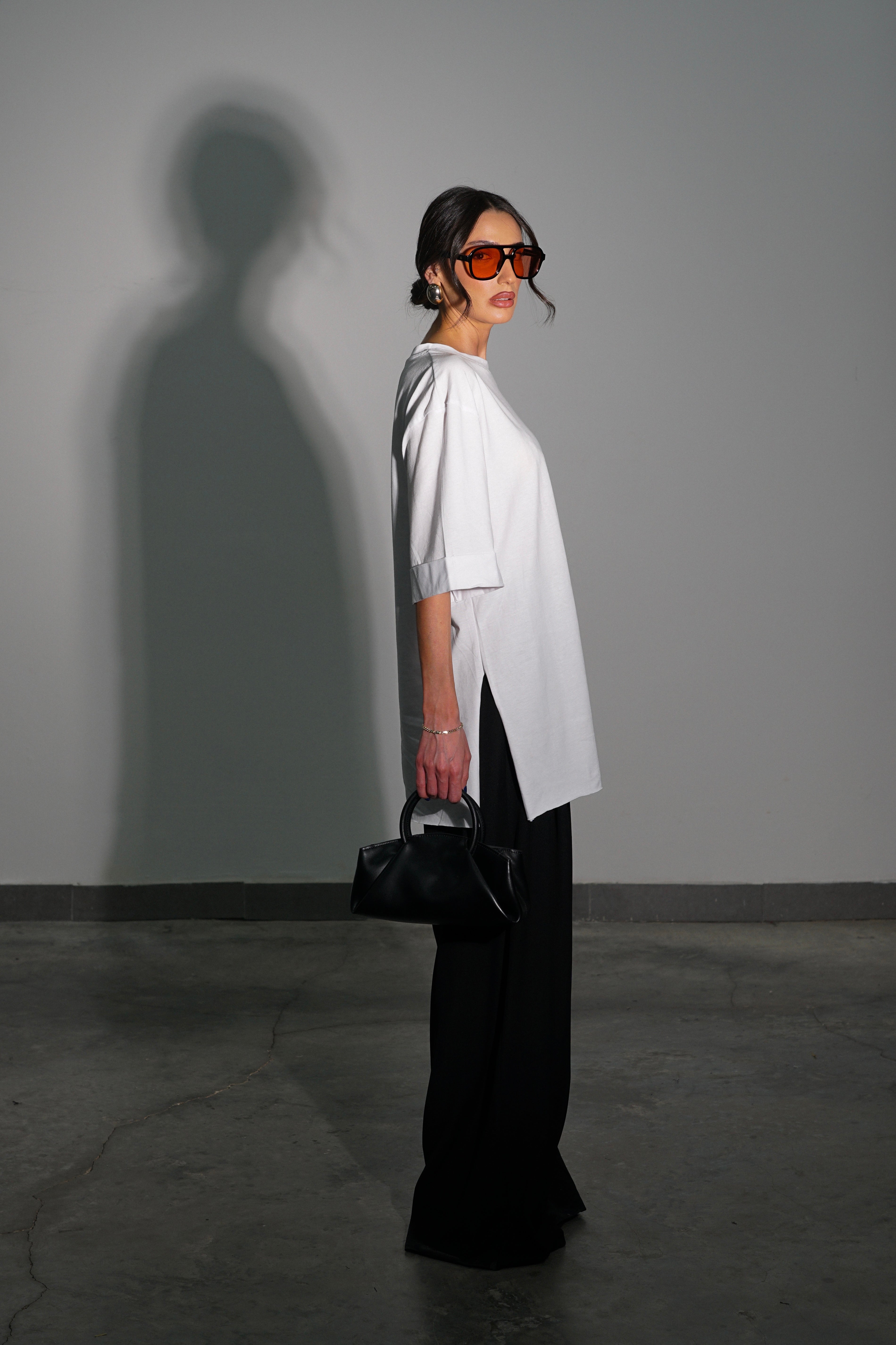 חולצת מייגן-לבן