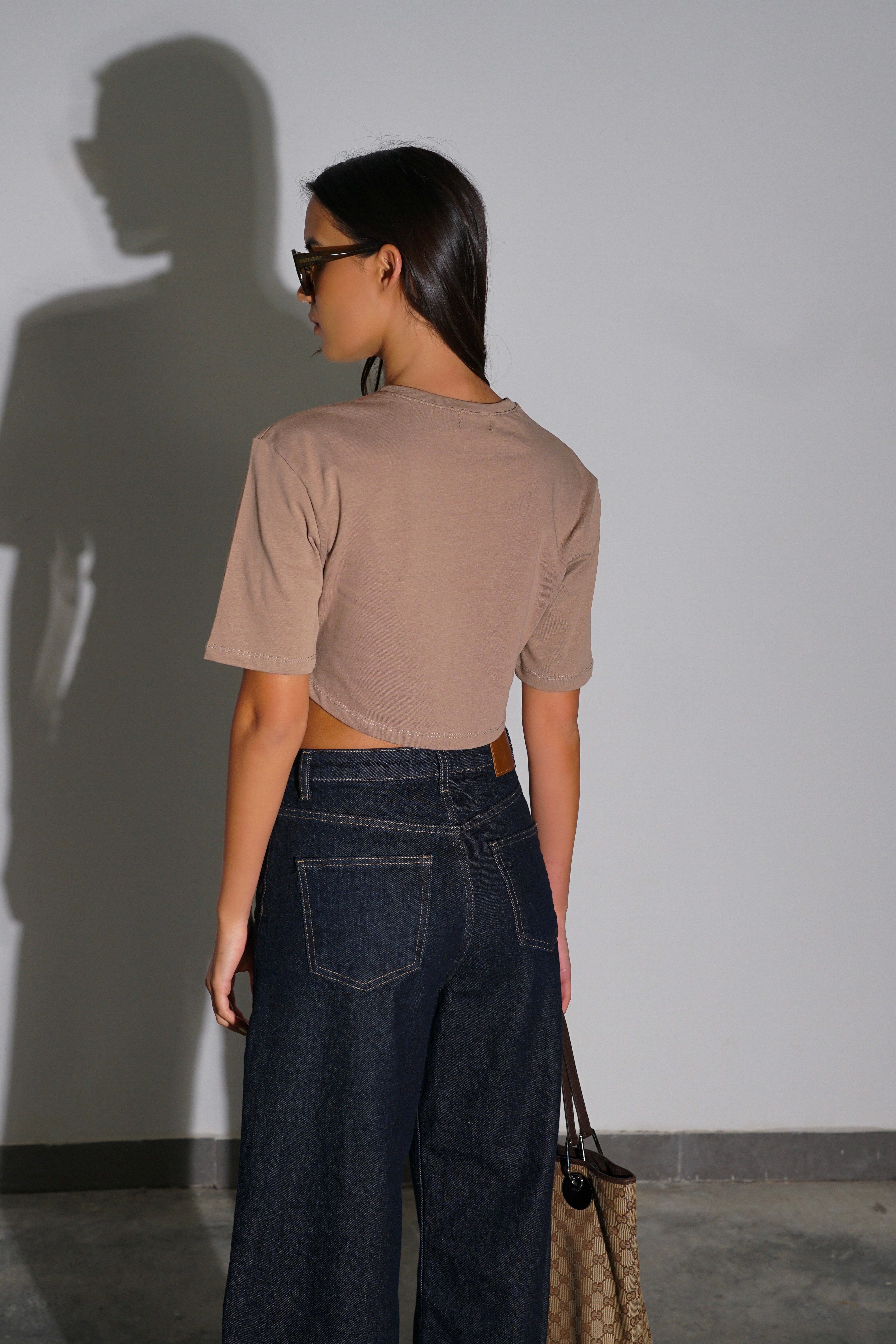 חולצת ליבר-מוקה