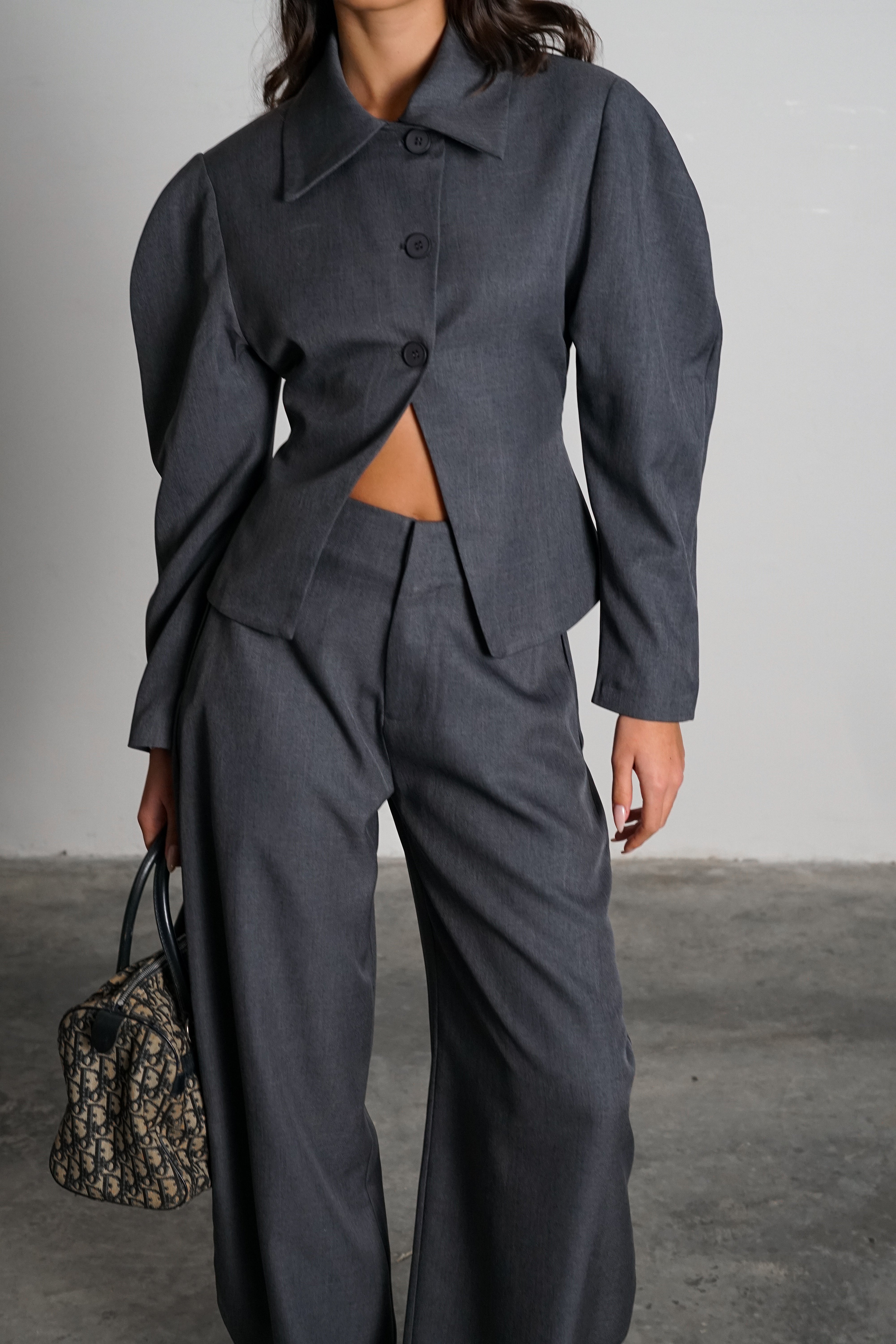 חליפת מידטאון-אפור