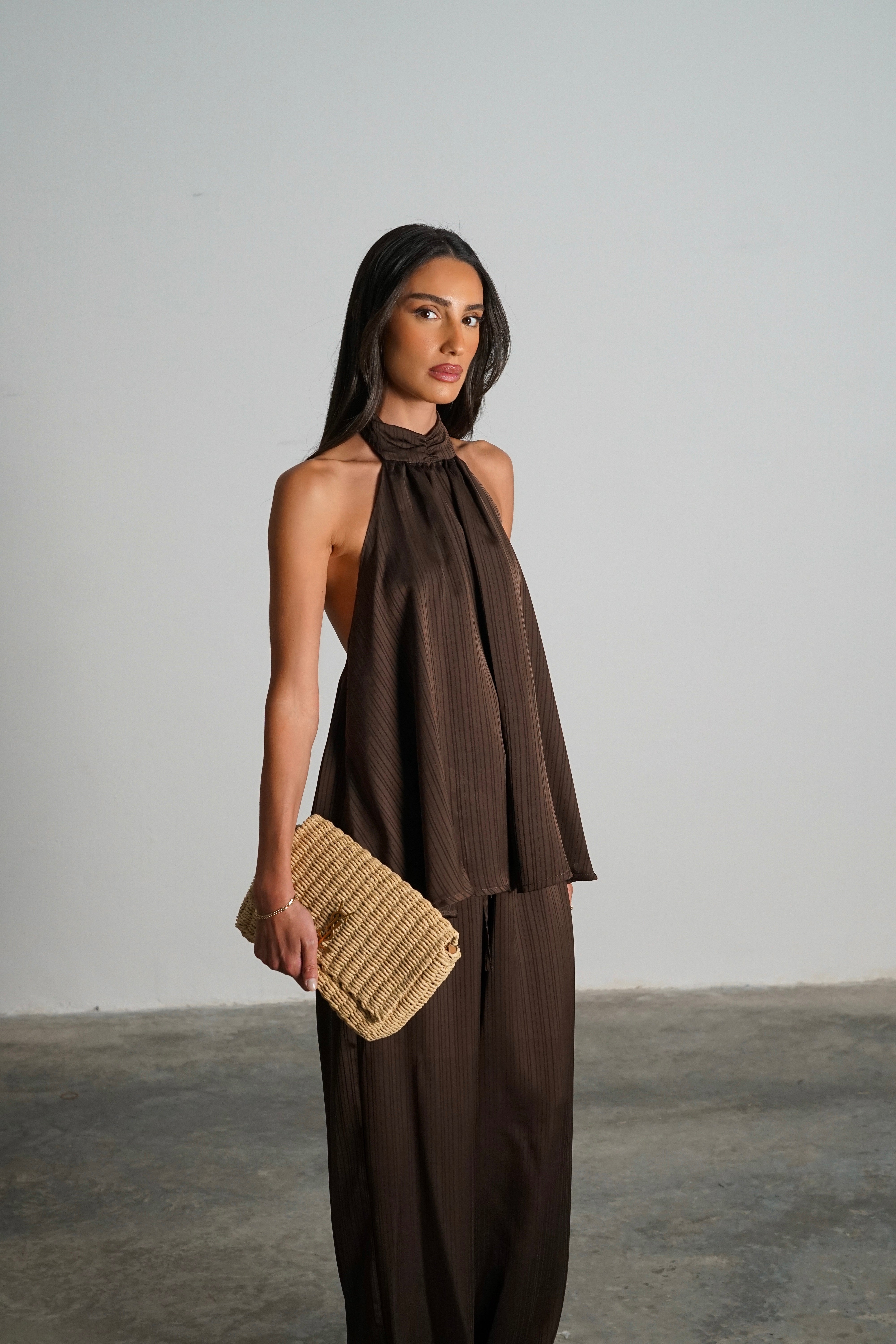 חליפת מקיאטו-חום