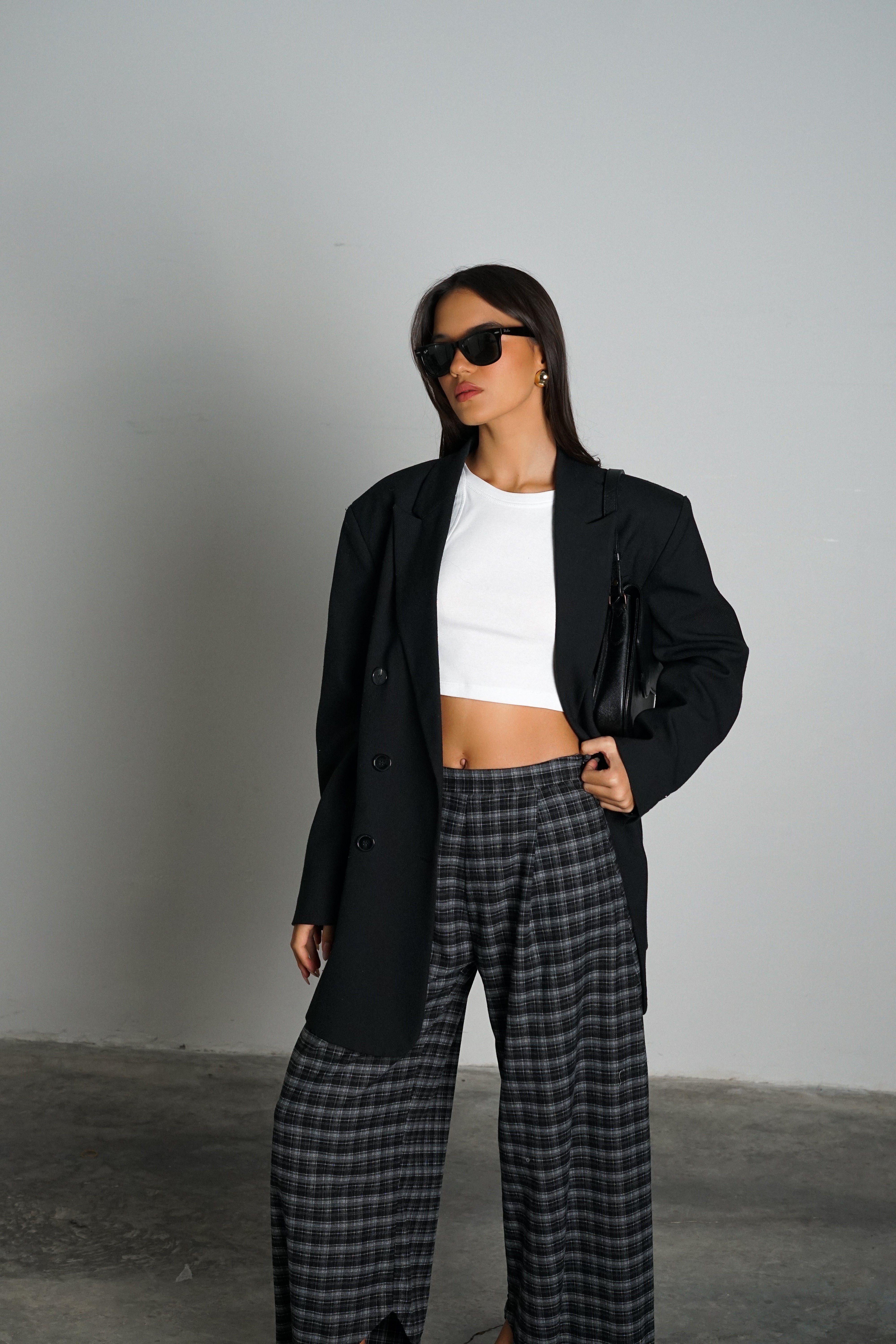 מכנסי אייזיק-שחור