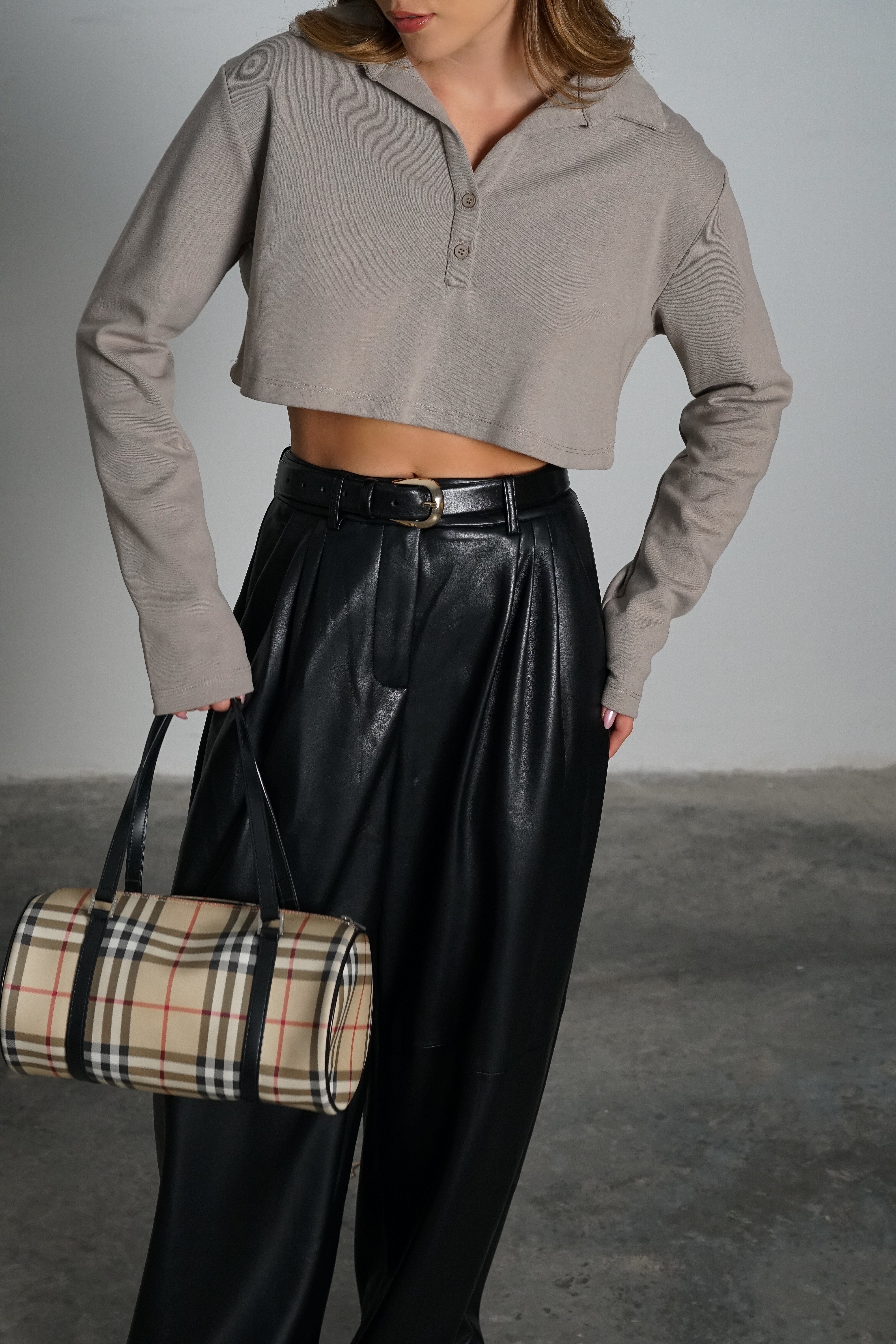 חולצת לוני-אפור