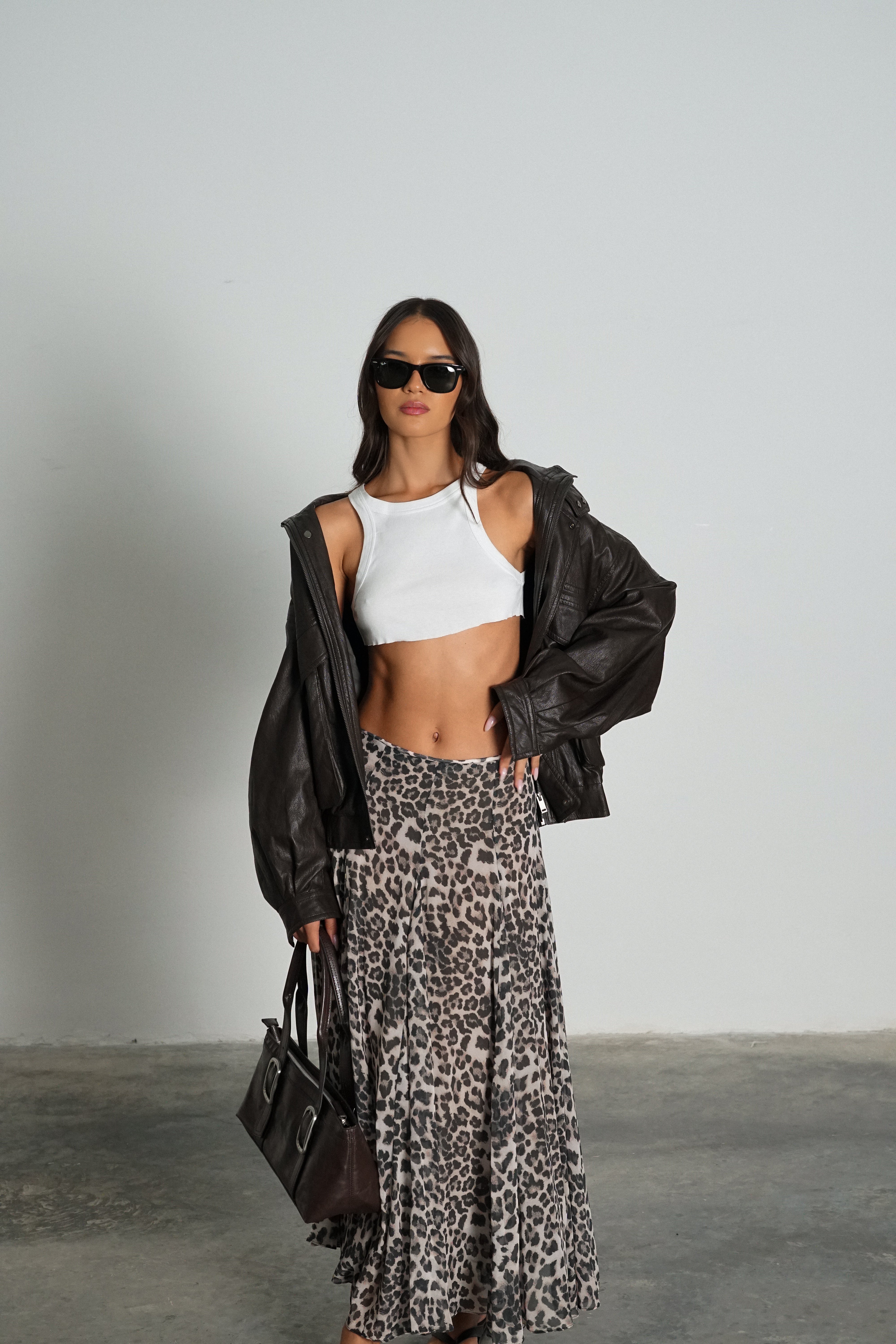 חצאית טנסי-אפור