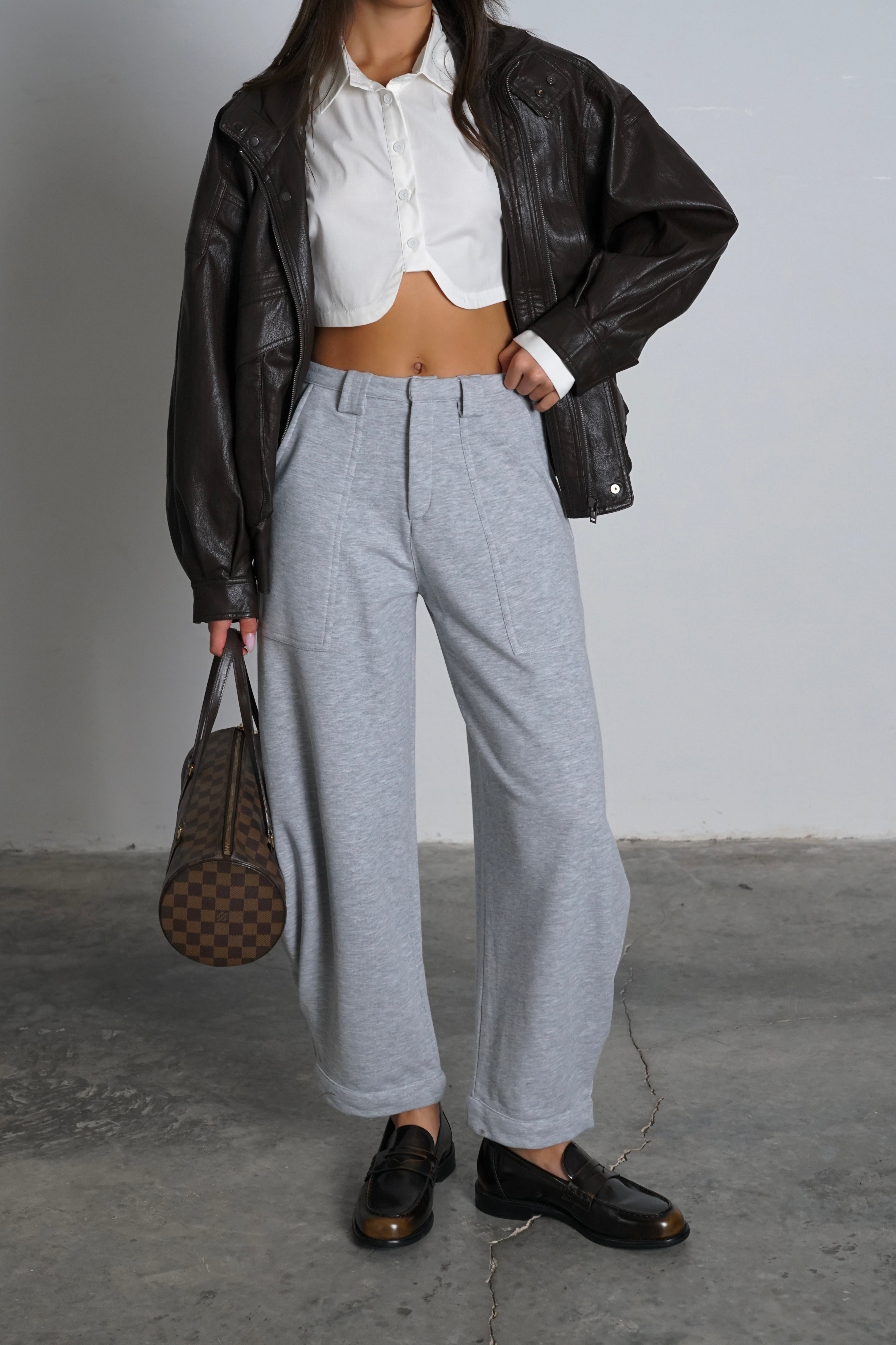 מכנסי בלוברניק-אפור