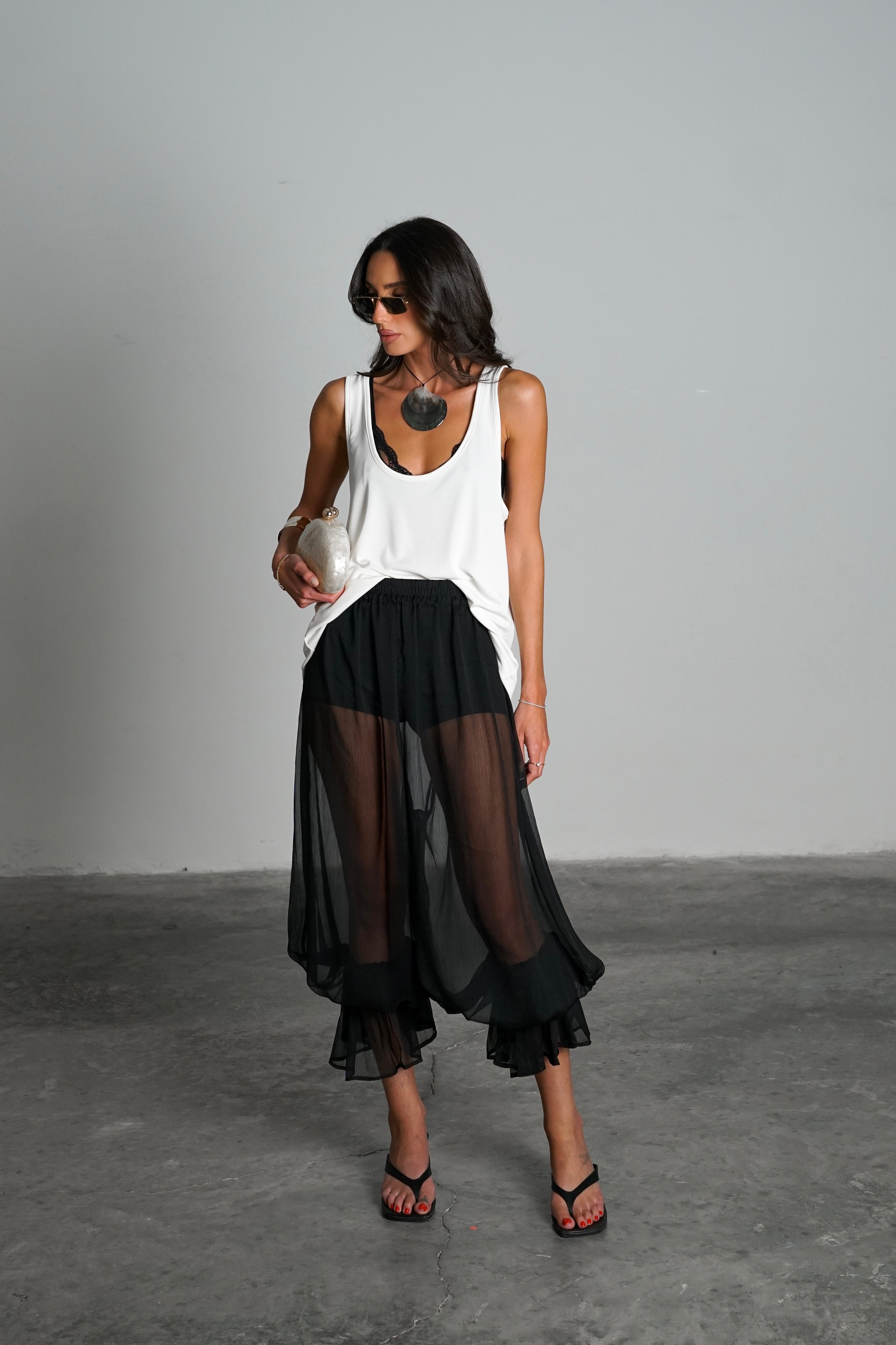 מכנסי גריפין-שחור