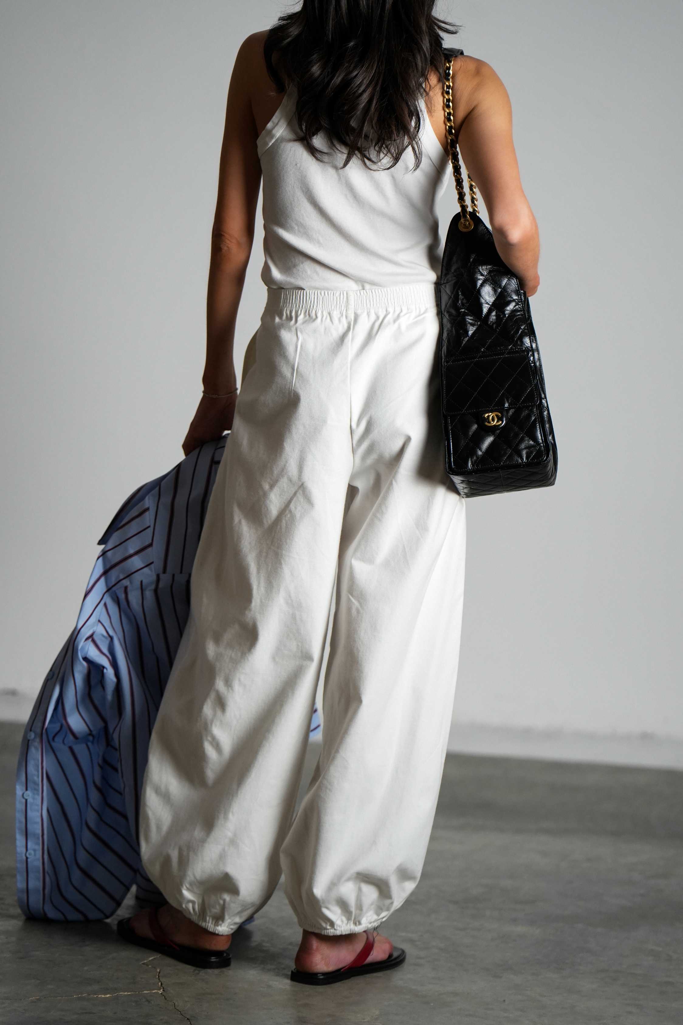 מכנסי ליריקה-לבן