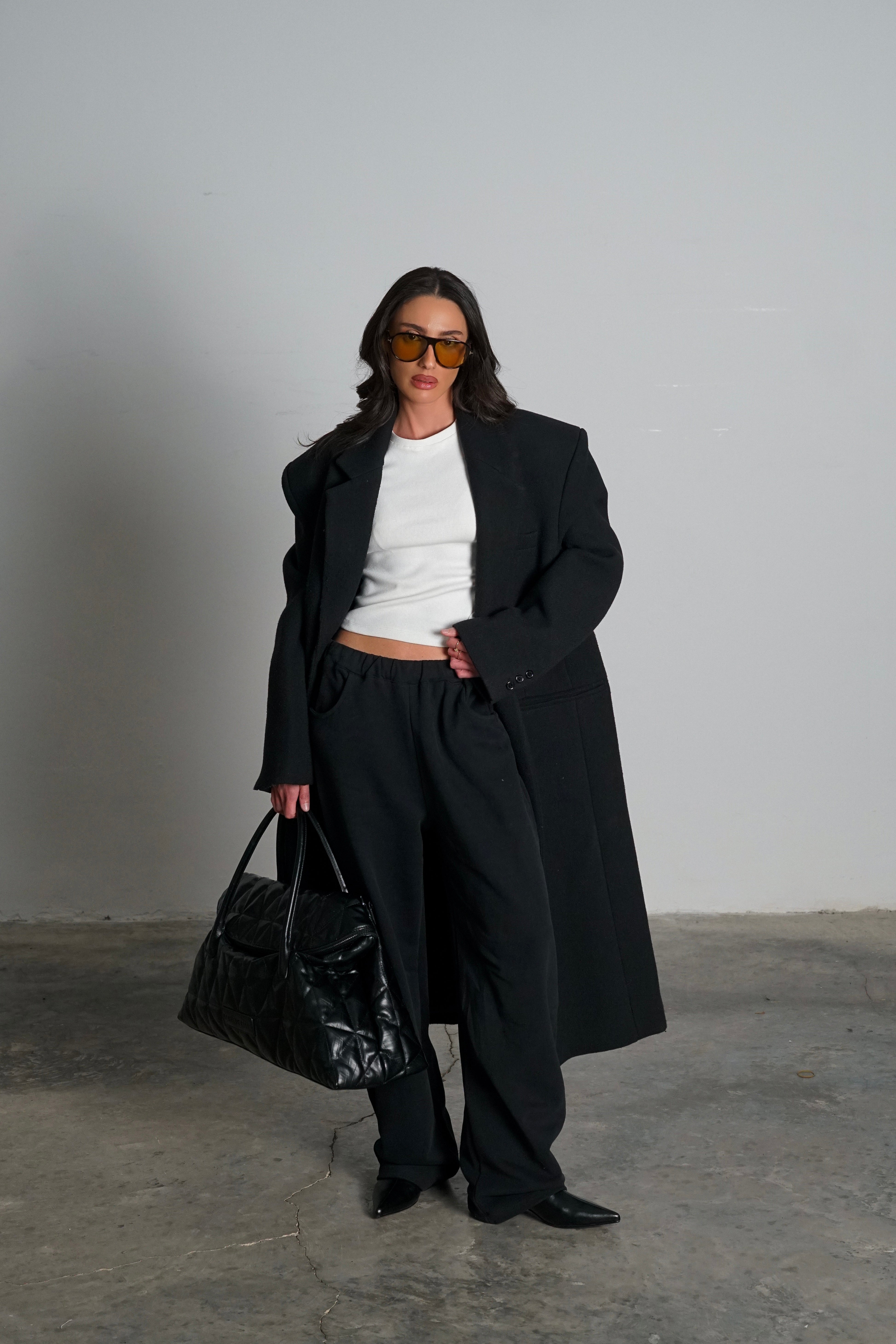 מכנסי סליבו-שחור