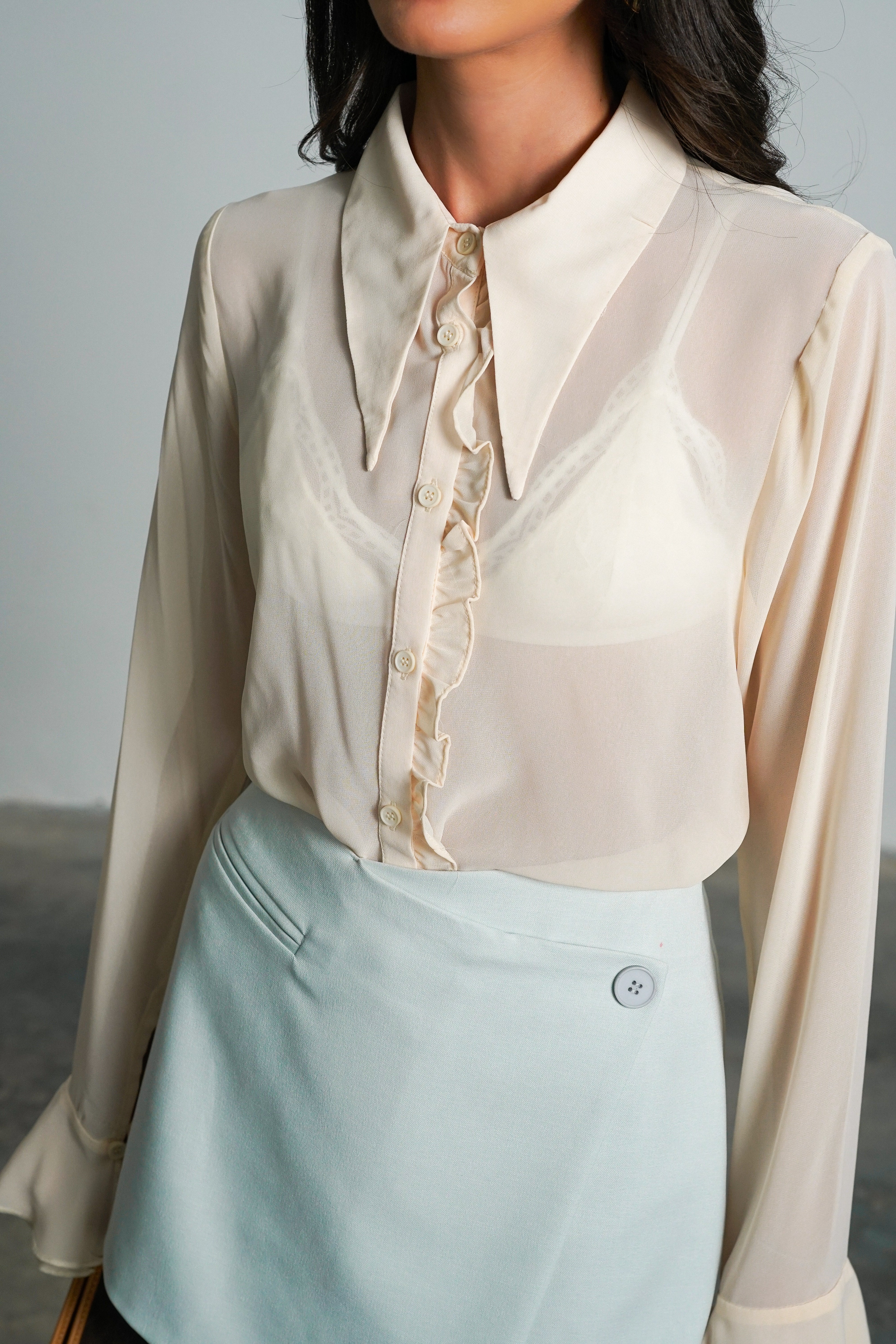 חולצת סיארה-שמנת