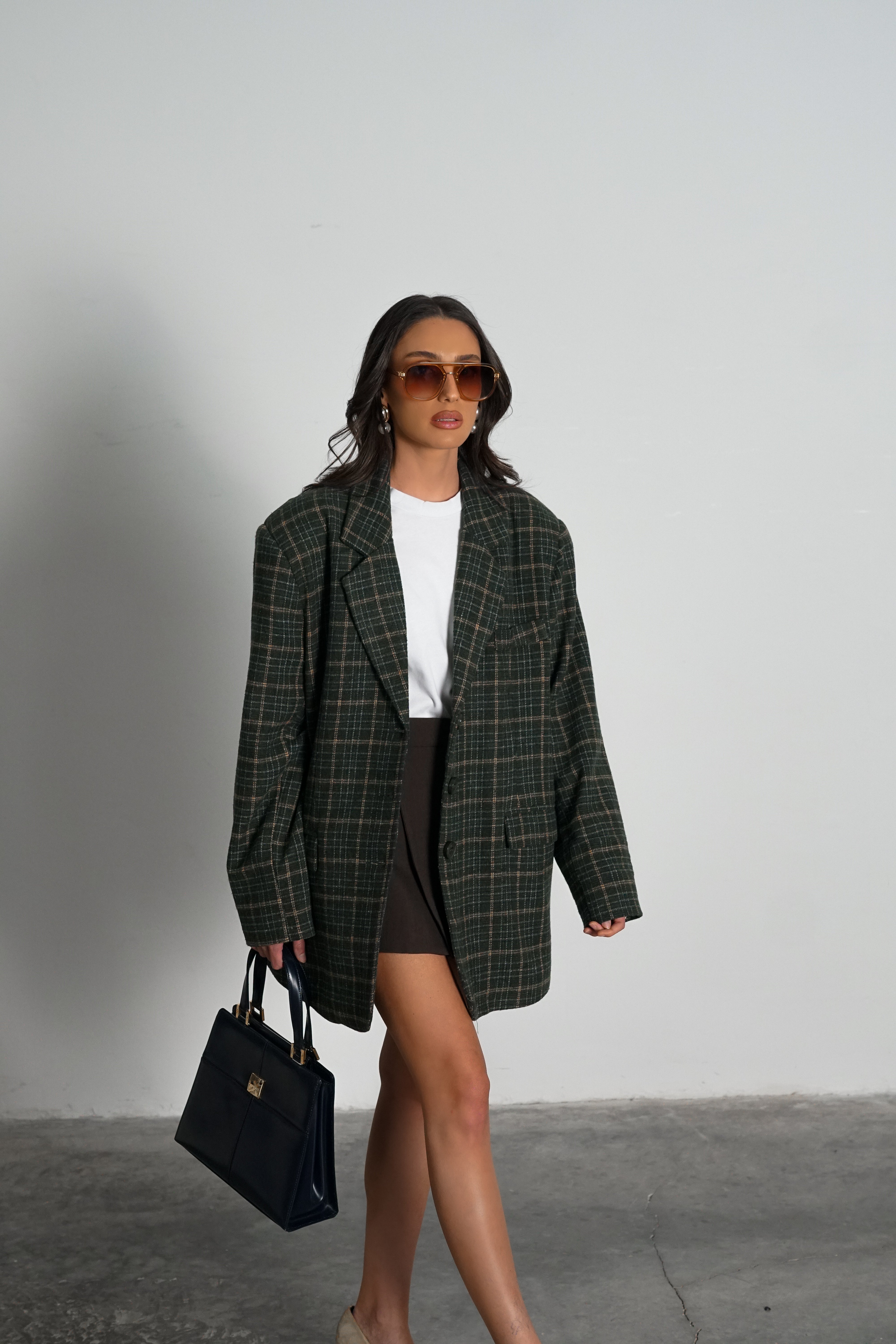 ג'קט קורט-ירוק