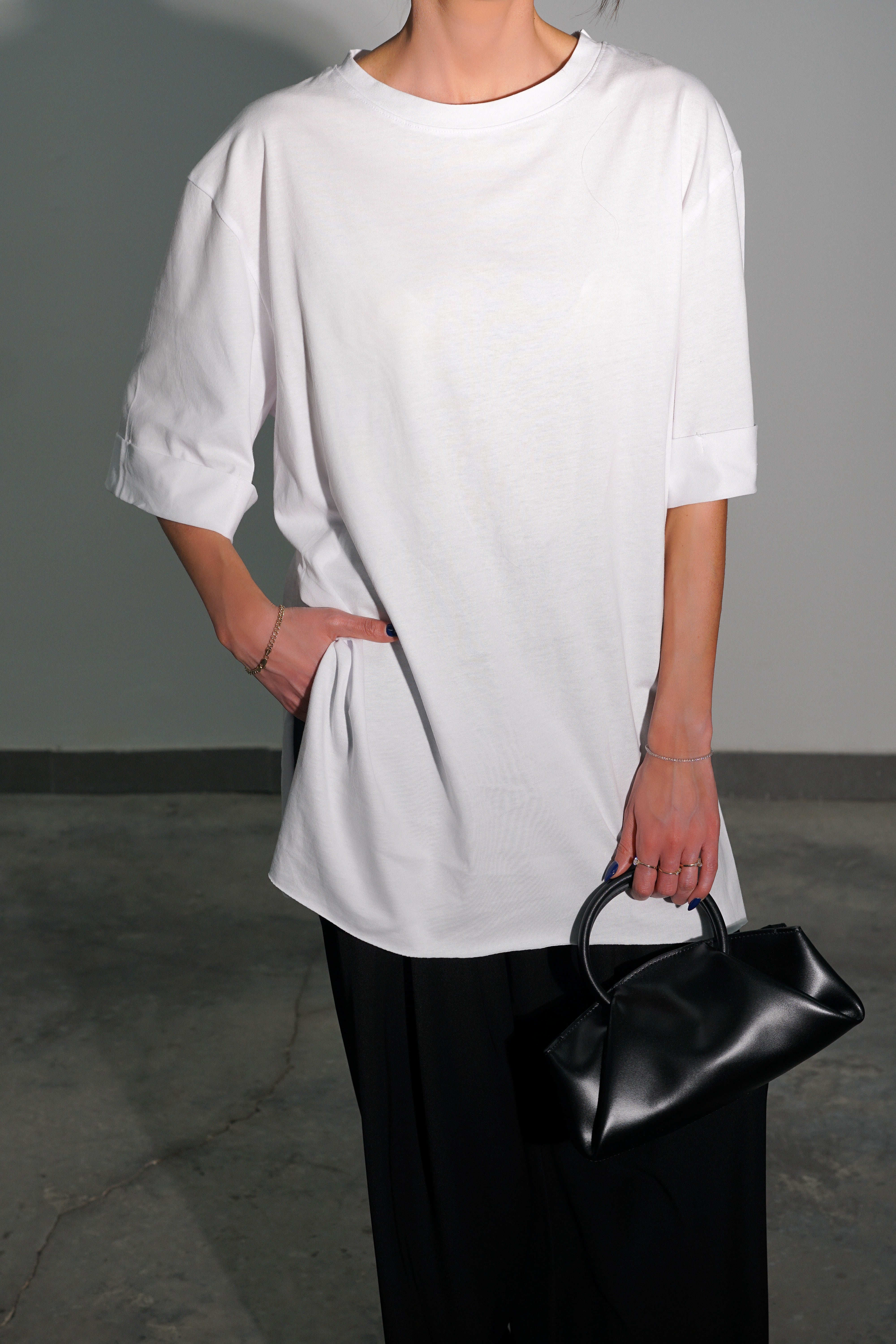 חולצת מייגן-לבן