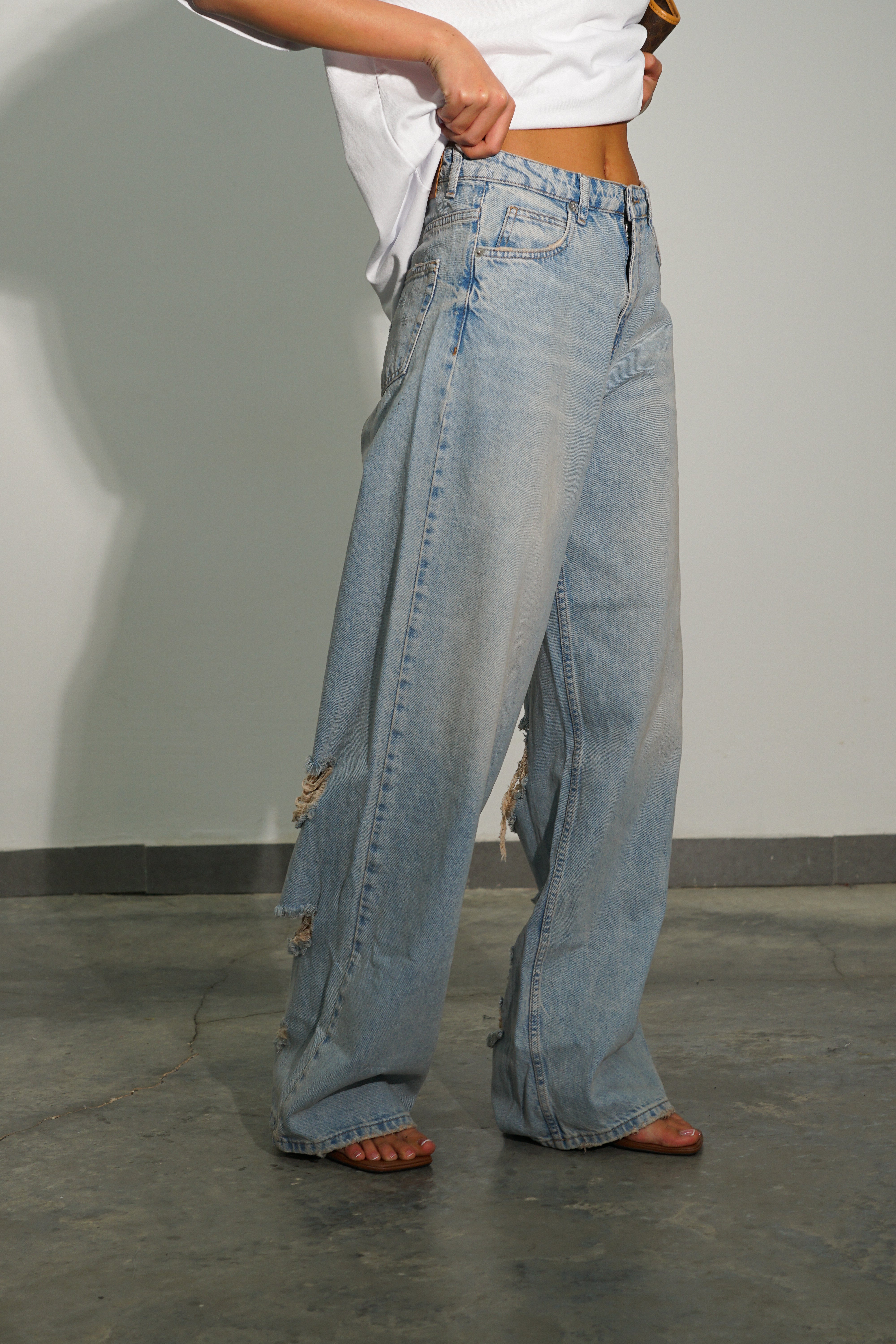 ג'ינס קאזי-כחול דירטי