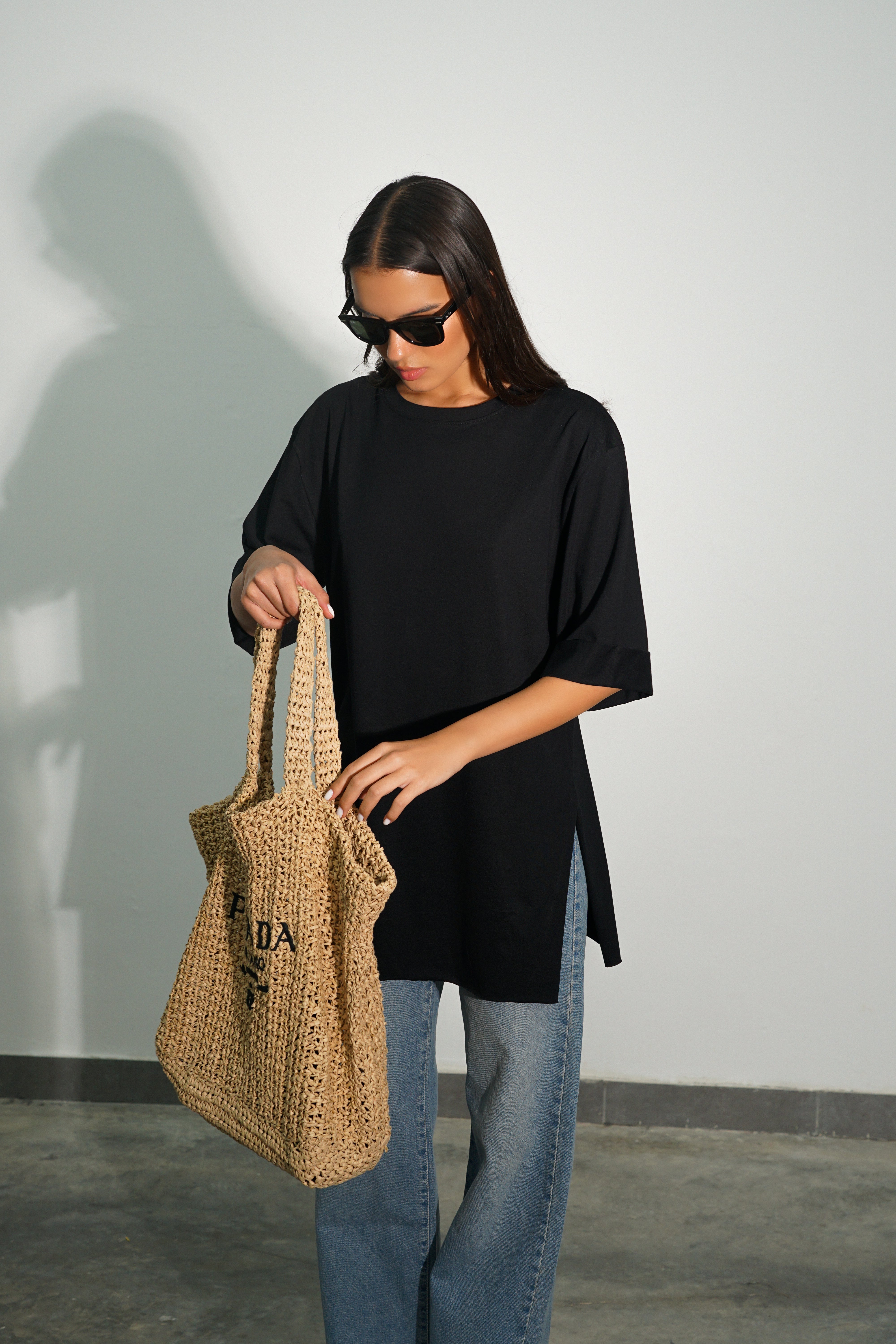 חולצת מייגן-שחור