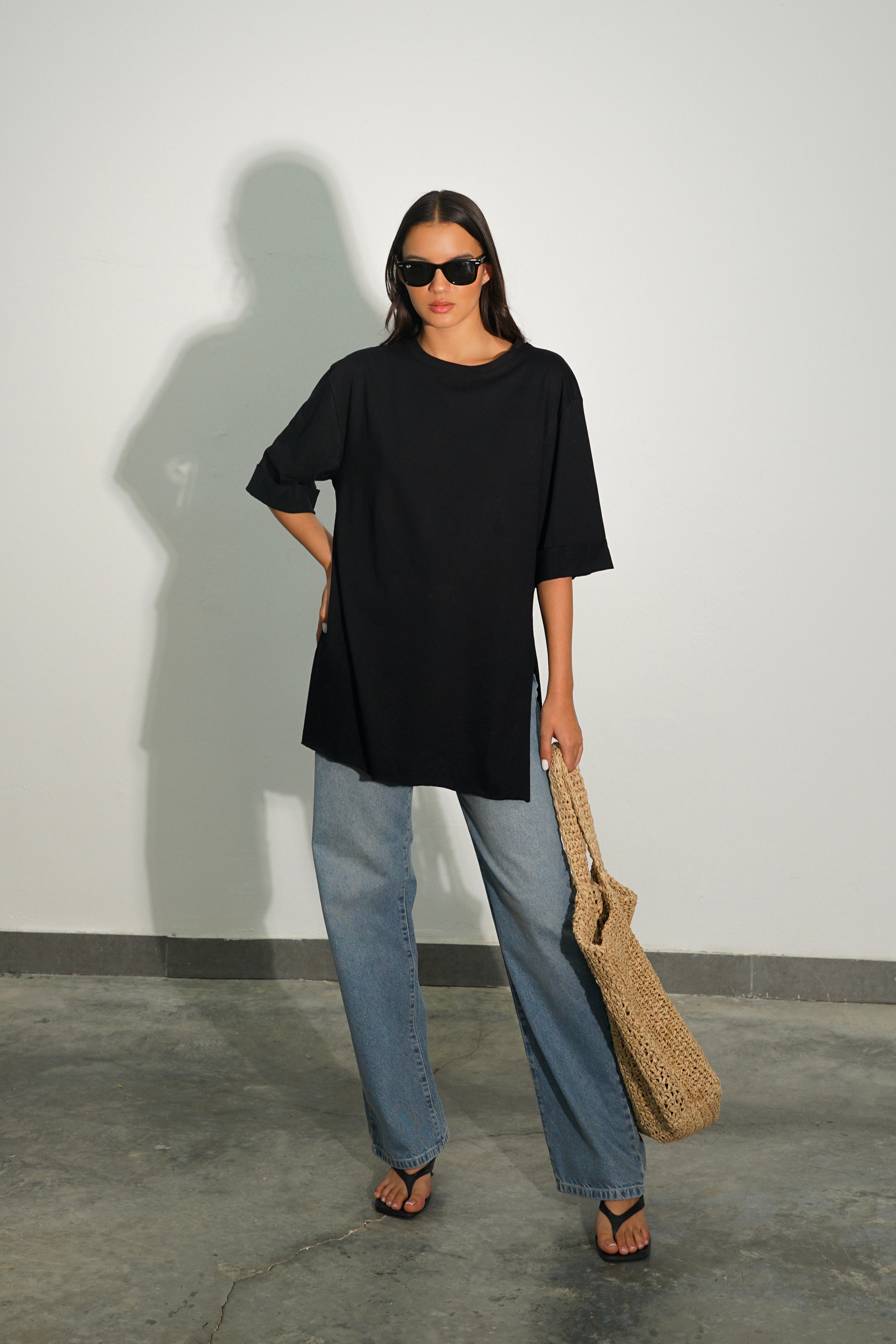 חולצת מייגן-שחור